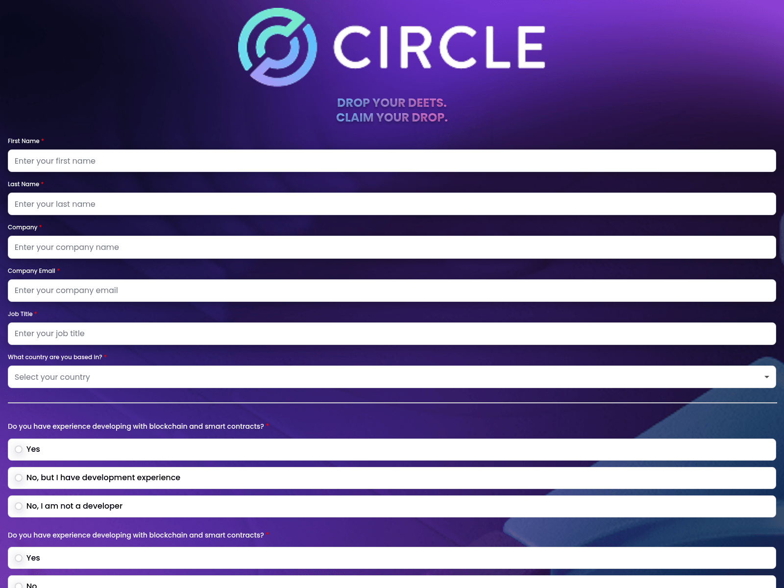 Screenshot of circlemerchdrop.com