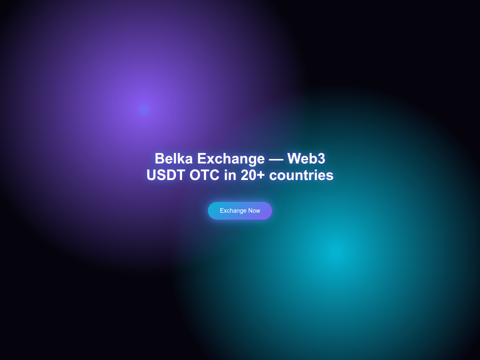 Screenshot of belka.exchange