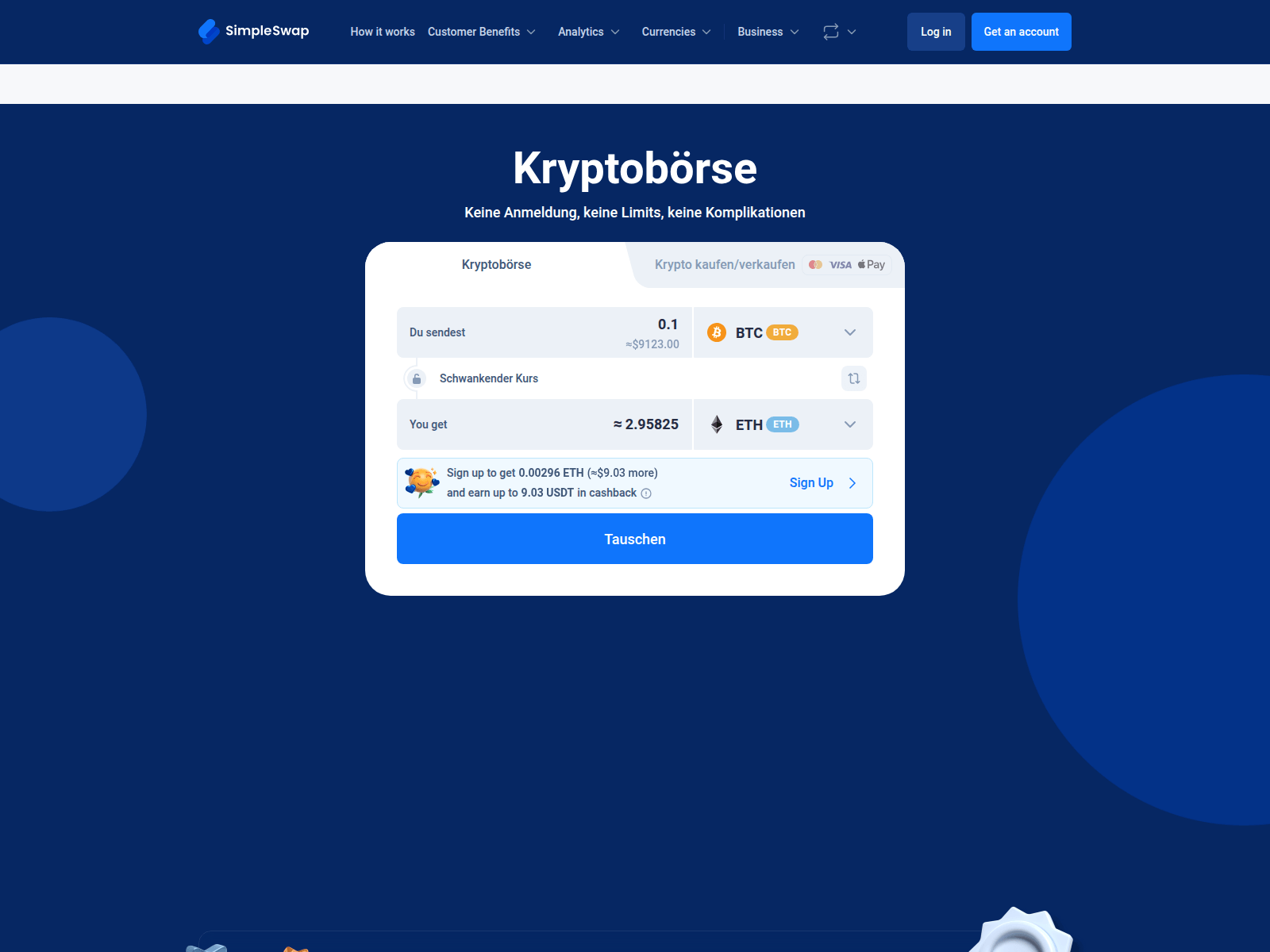 Screenshot of simpleswap.cfd