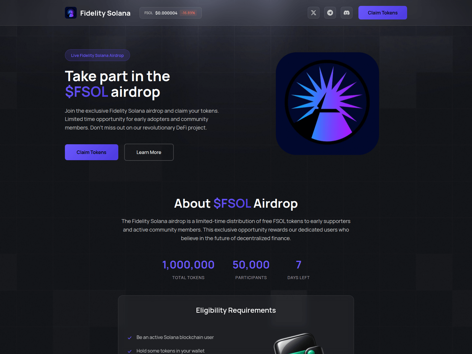 Screenshot of fidelitys.network