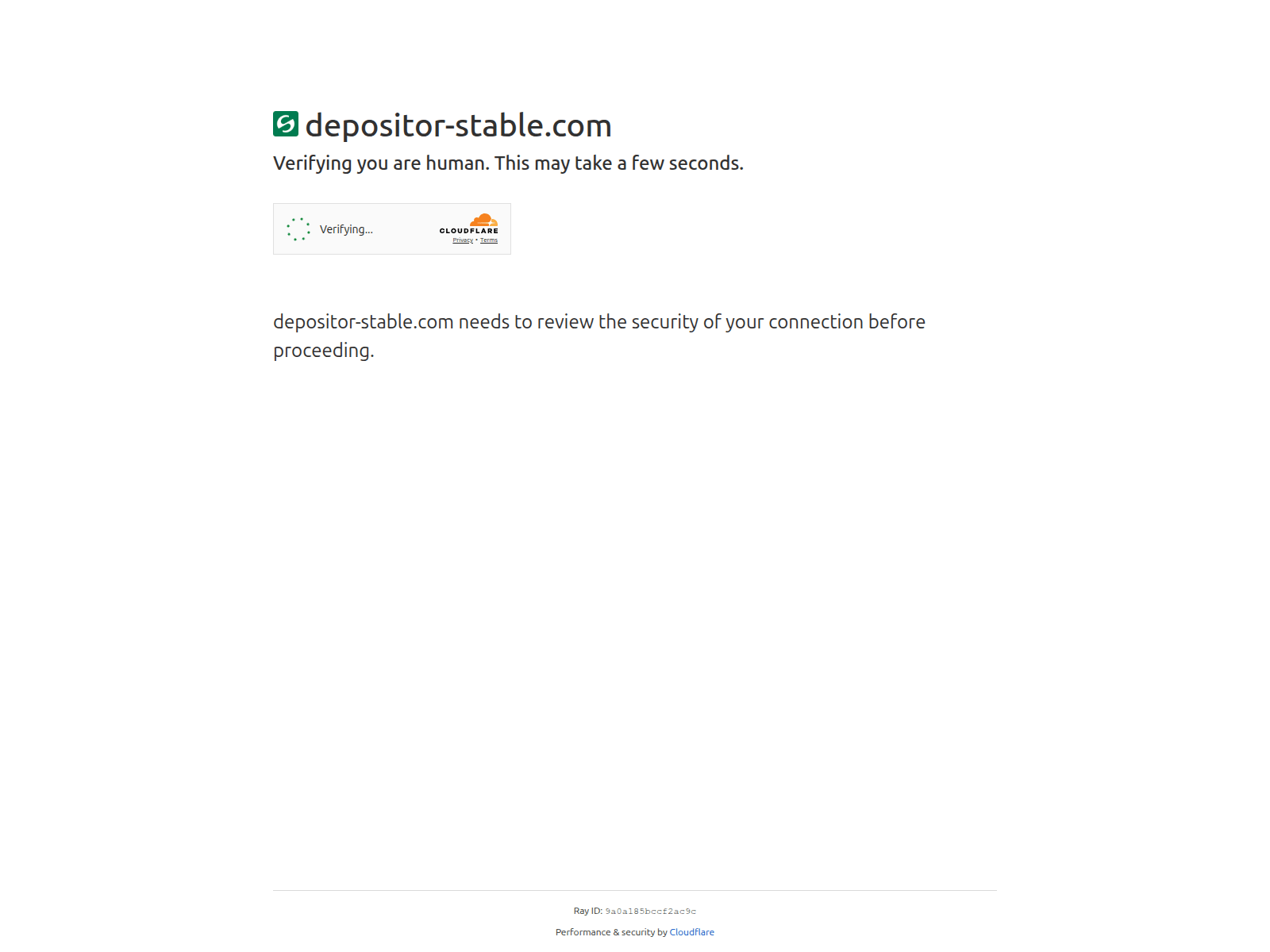 Screenshot of depositor-stable.com
