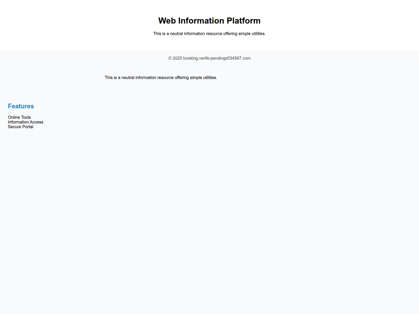 Screenshot of booking.verifs-pendings534567.com
