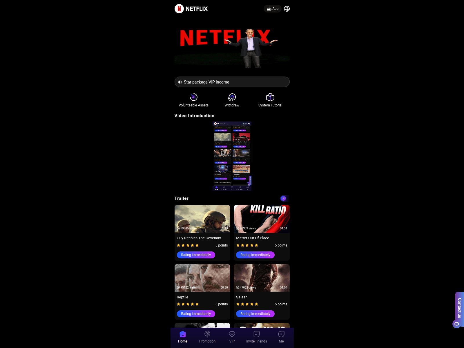 Screenshot of netflix-score.vip