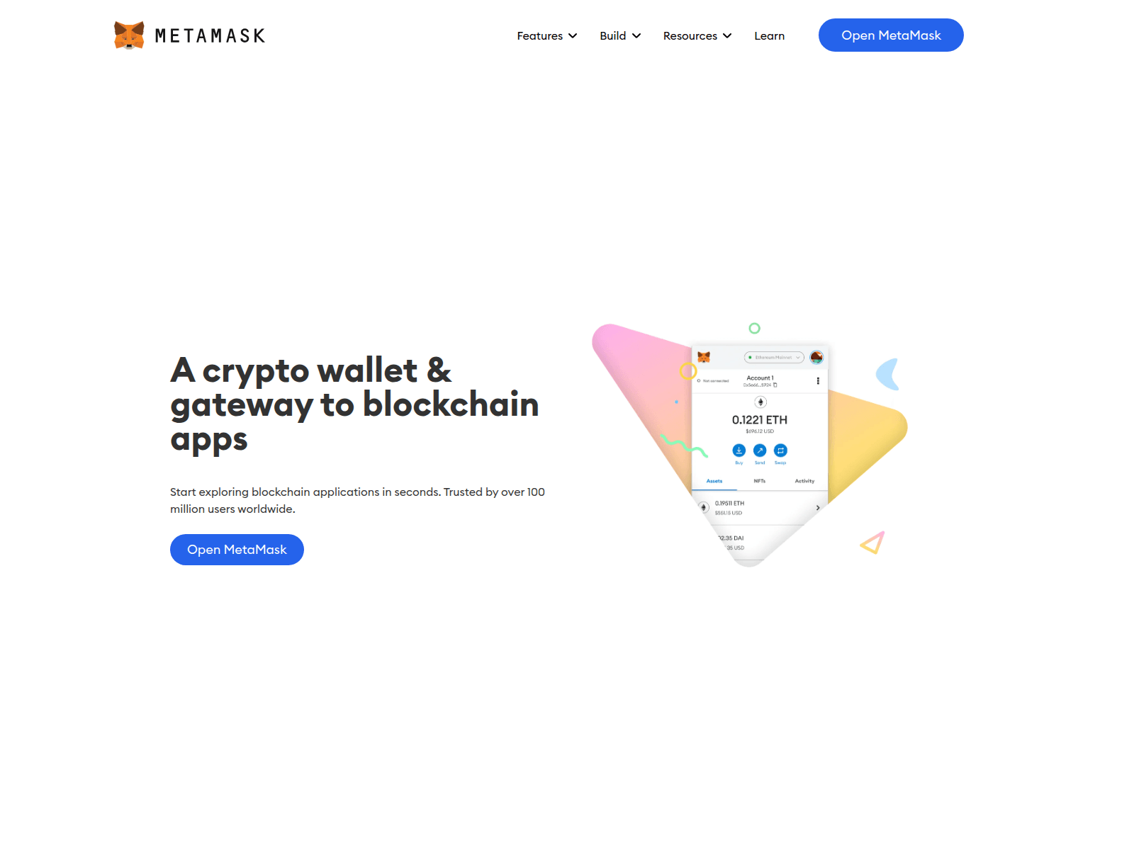 Screenshot of metamaskcover.com
