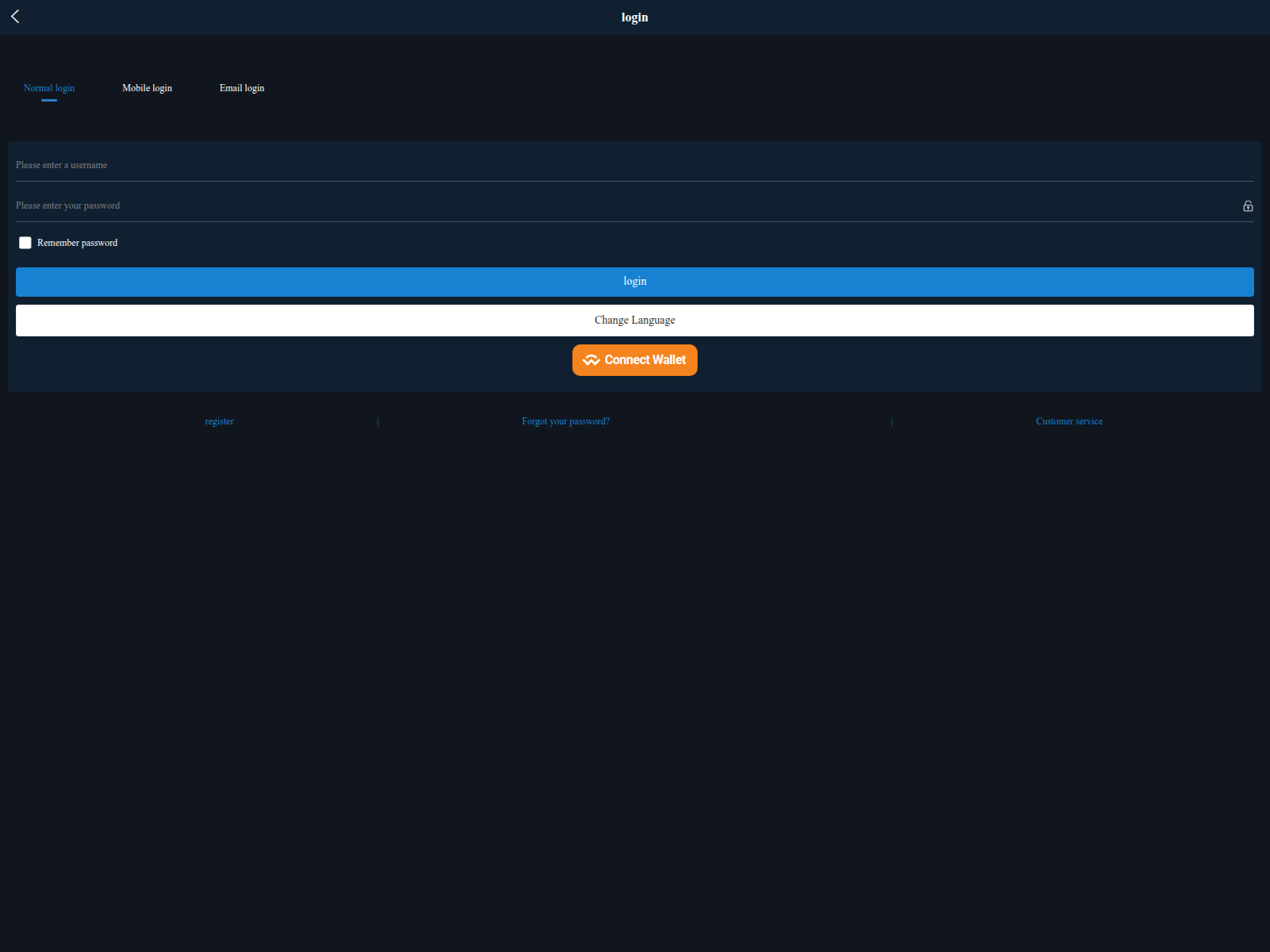 Screenshot of bitexeu.vip