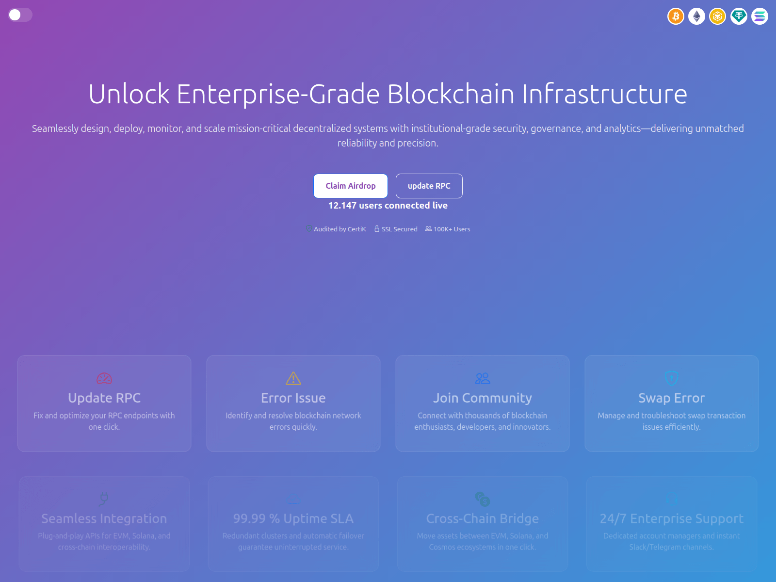 Screenshot of service1connect.live
