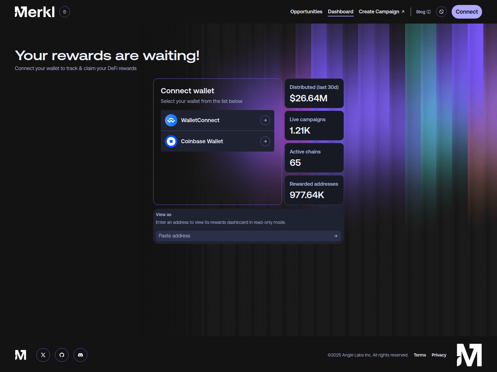 Screenshot of merkl-refund.com