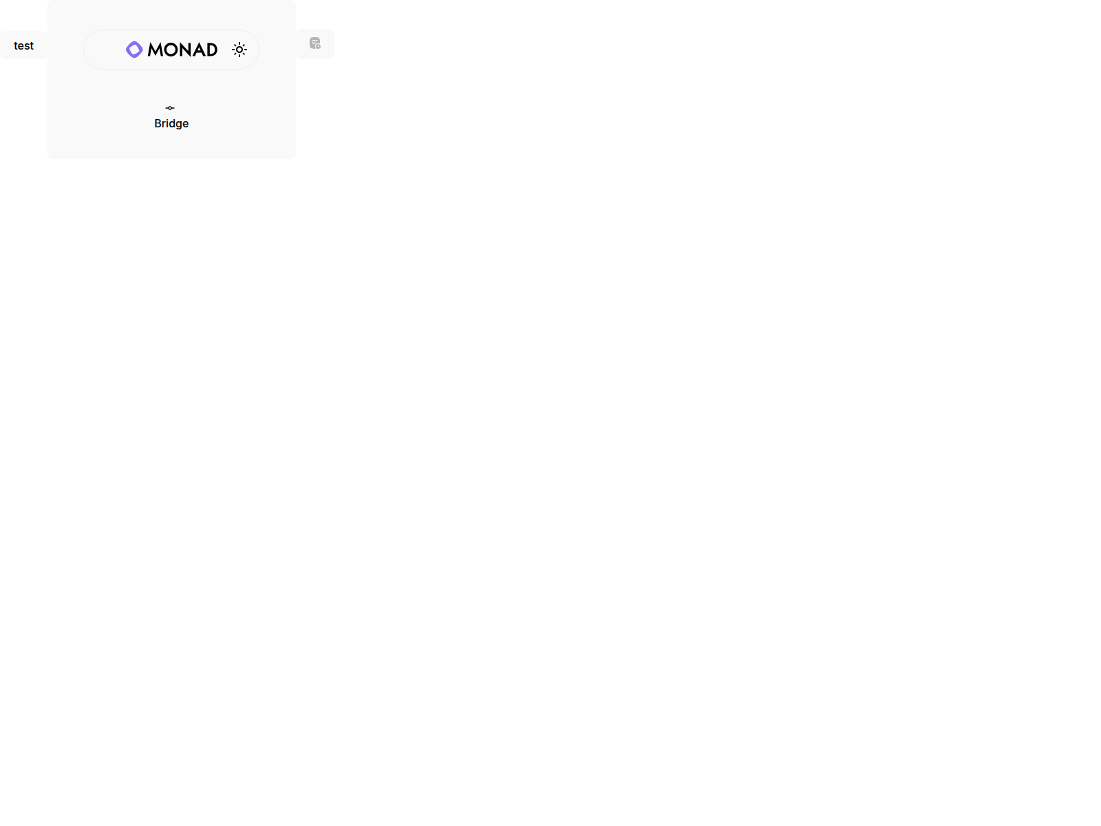 Screenshot of monadbridge.app