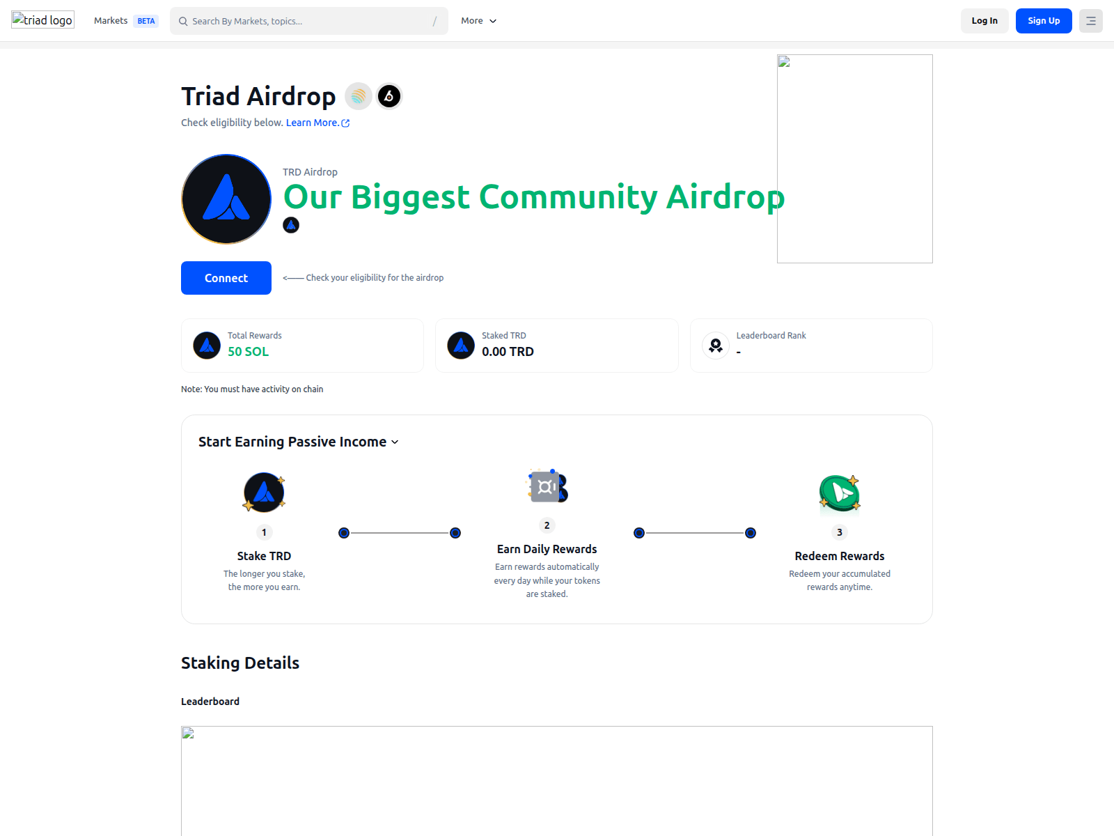 Screenshot of triadfi.cc