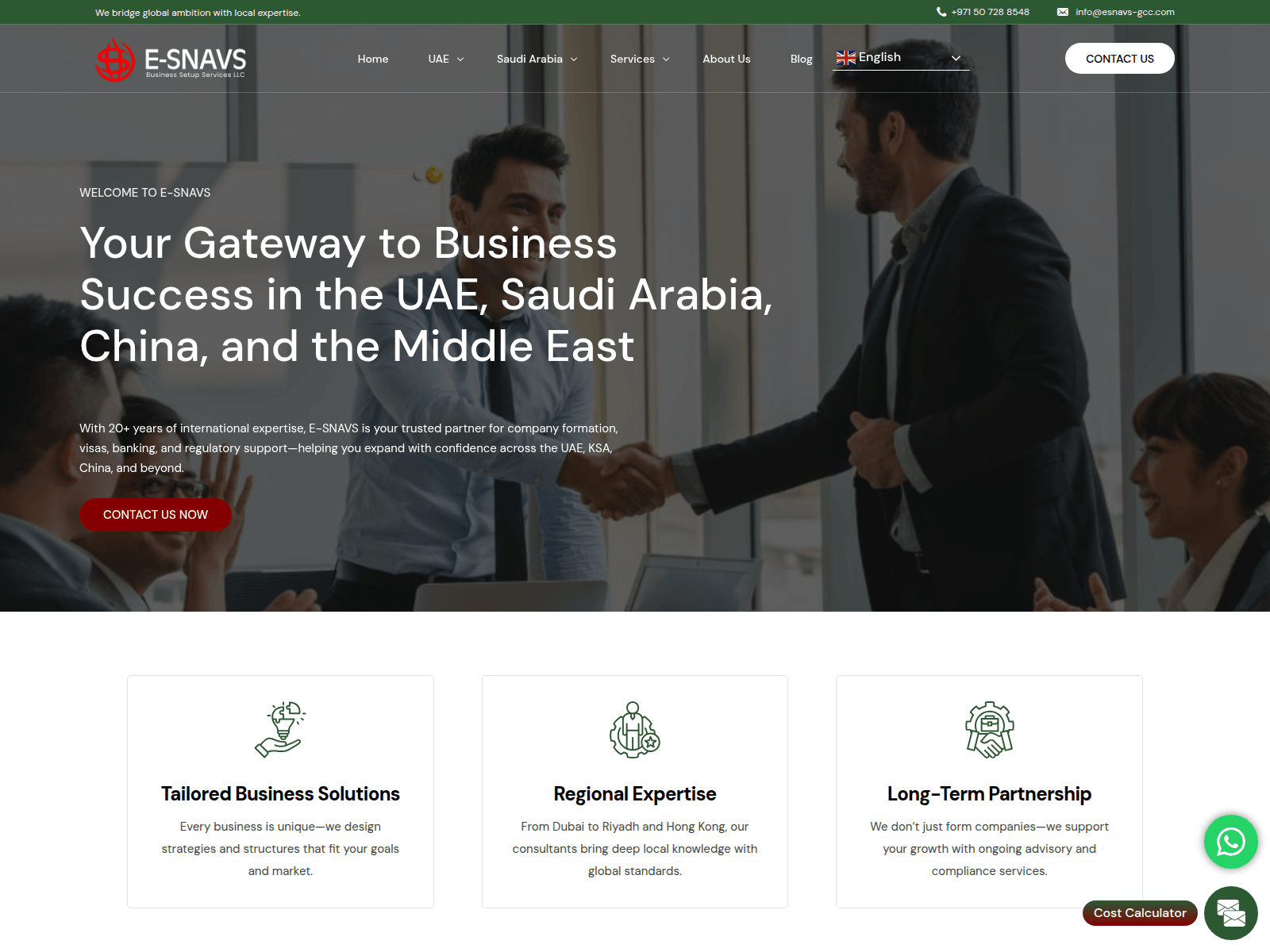 Screenshot of esnavs-gcc.com
