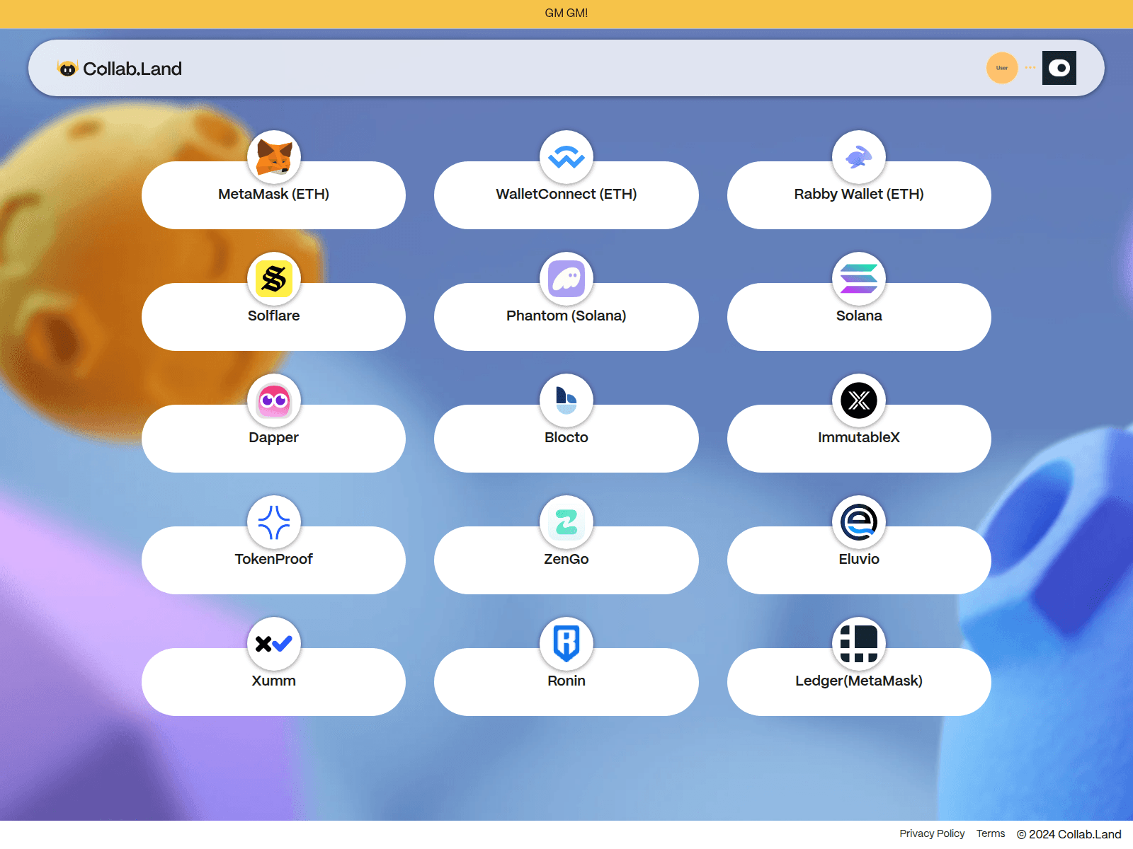 Screenshot of collab-nvm-land.com