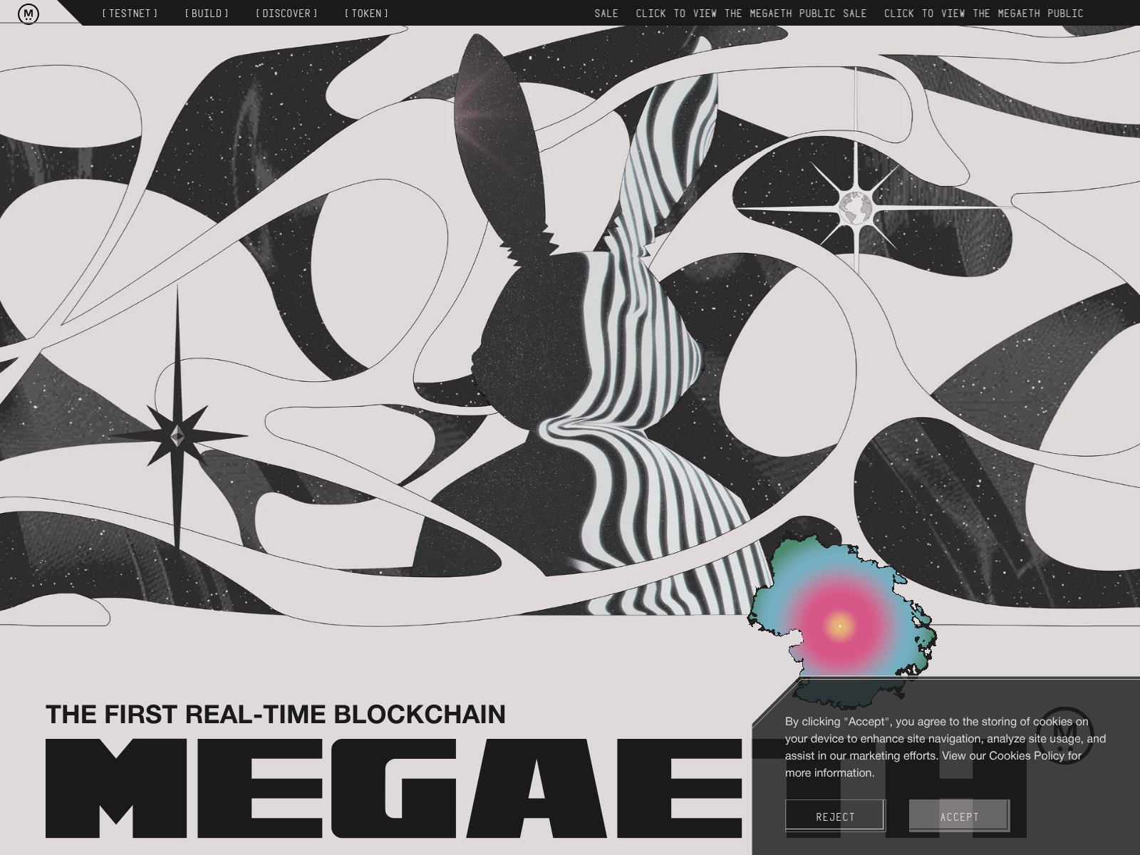 Screenshot of megaethnet.com