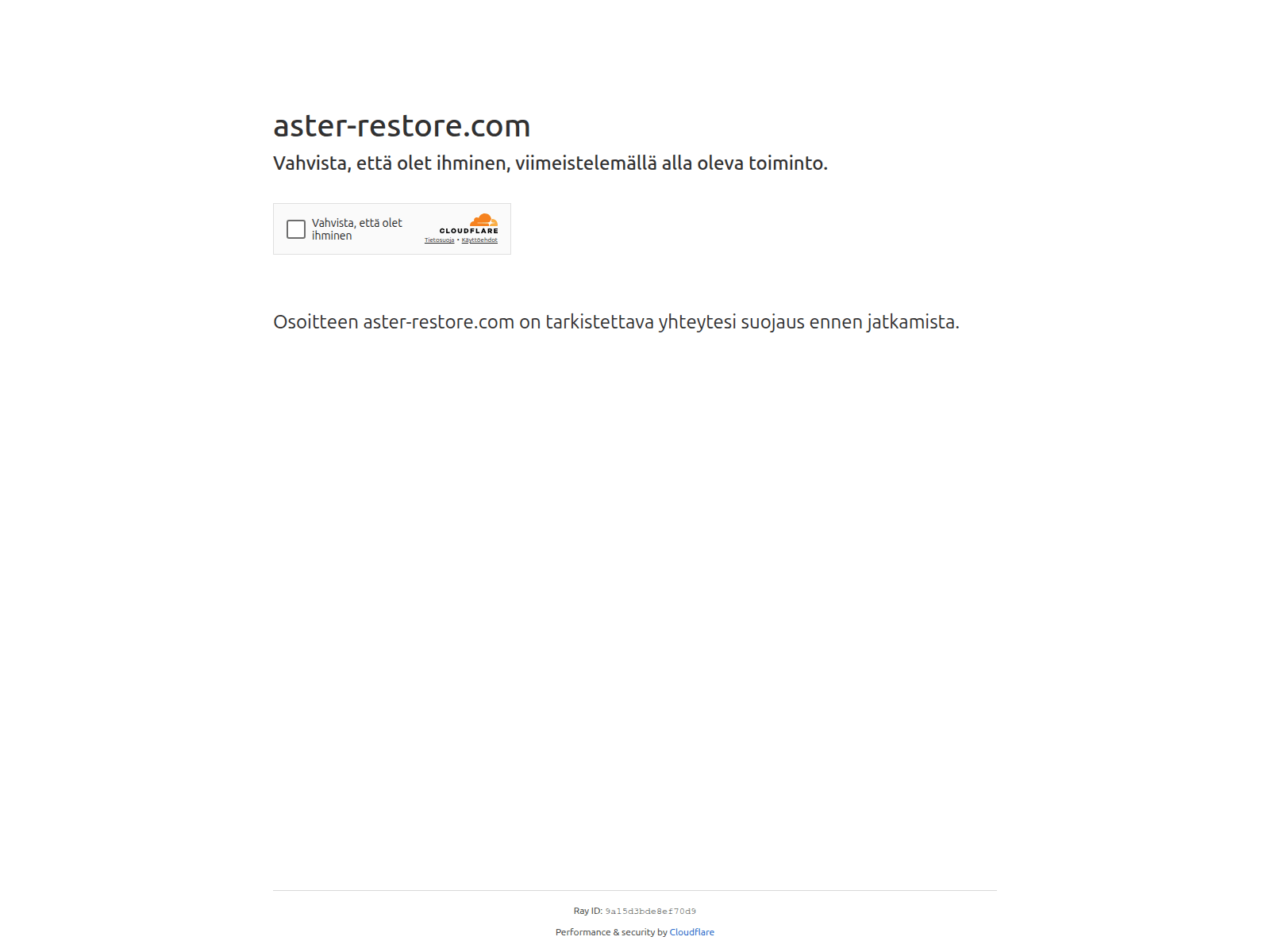 Screenshot of aster-restore.com