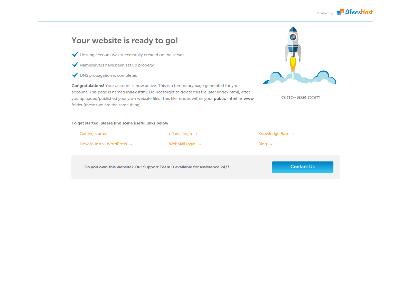 Screenshot of oinb-ase.com