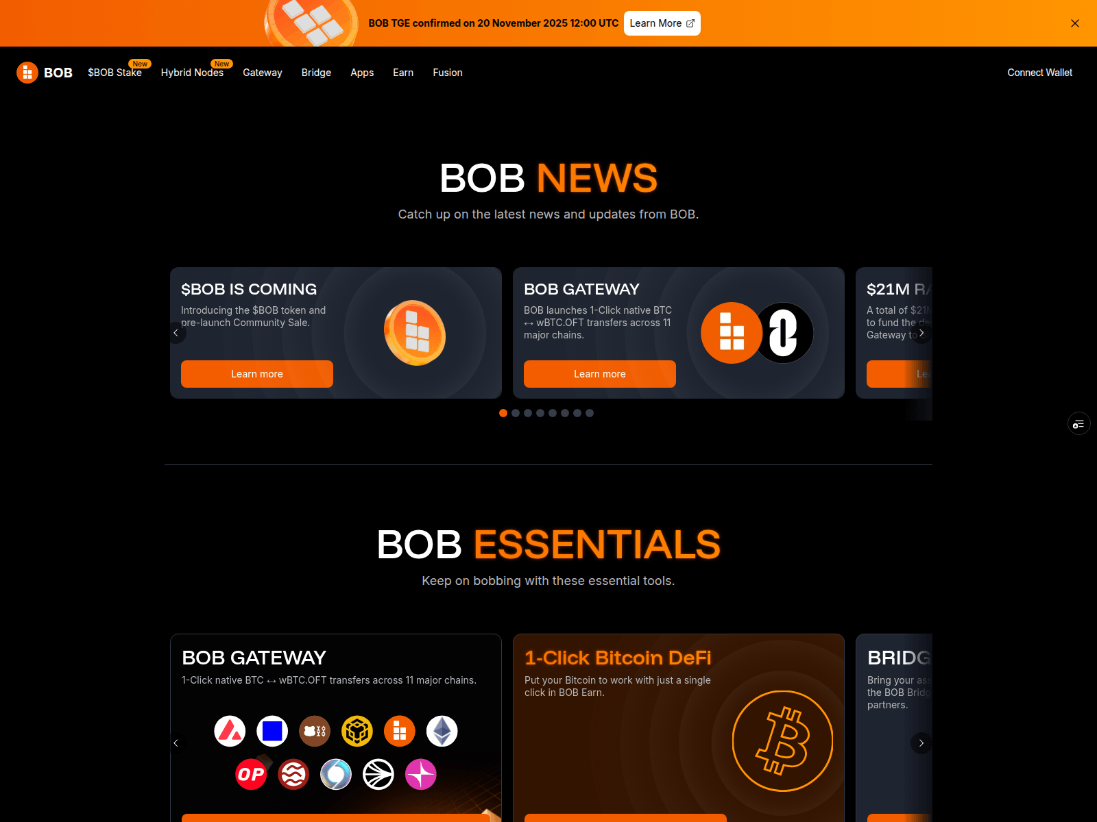 Screenshot of bob-mainnet-git-release-20-distributed-crafts.vercel.app