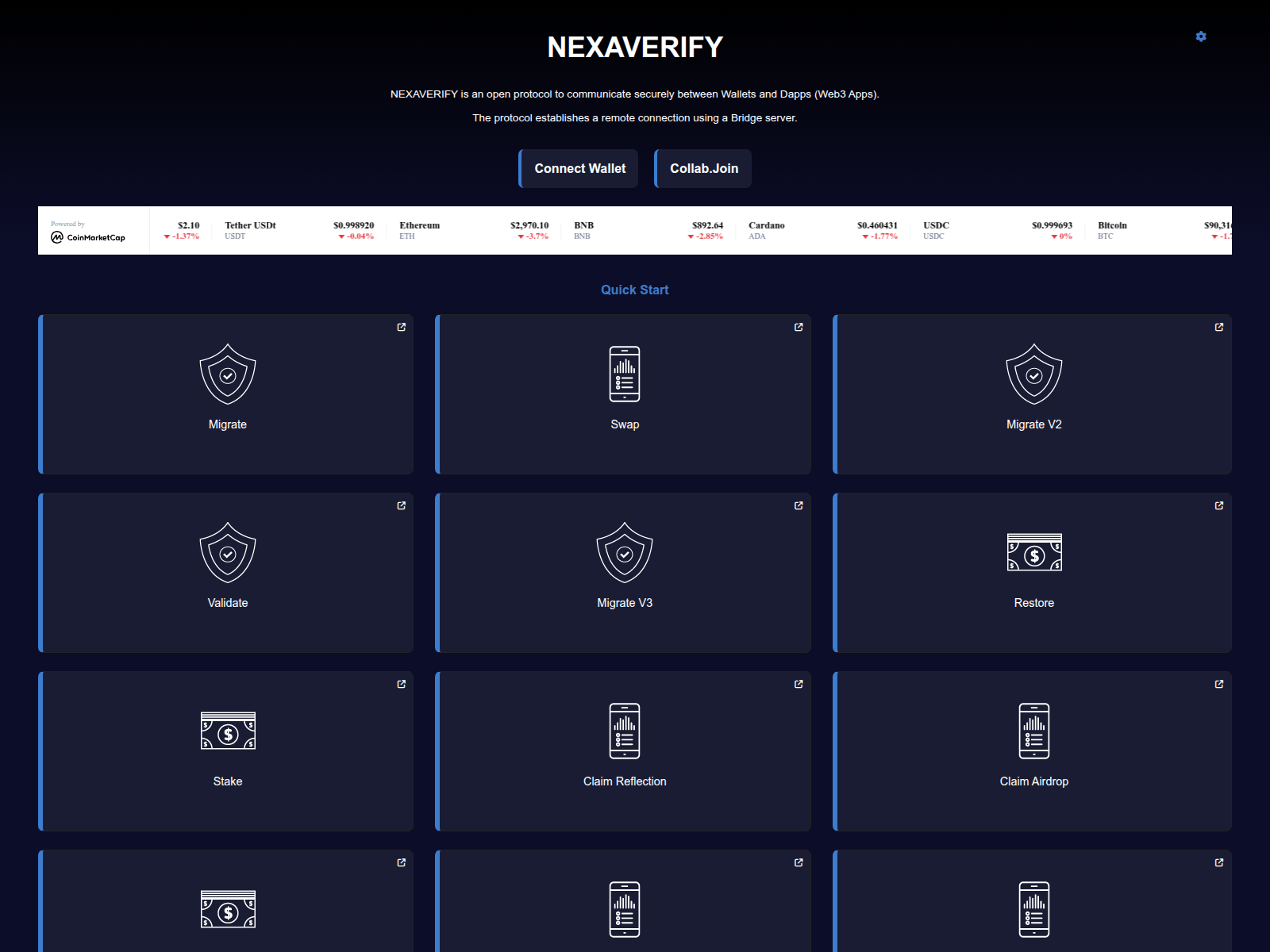 Screenshot of nexaveri.com