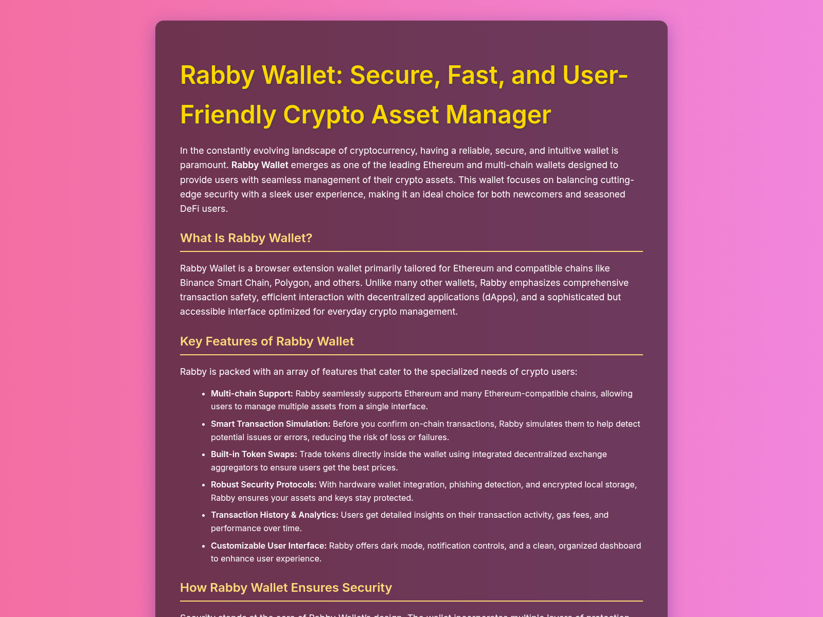 Screenshot of home-rubby-wallet.pages.dev