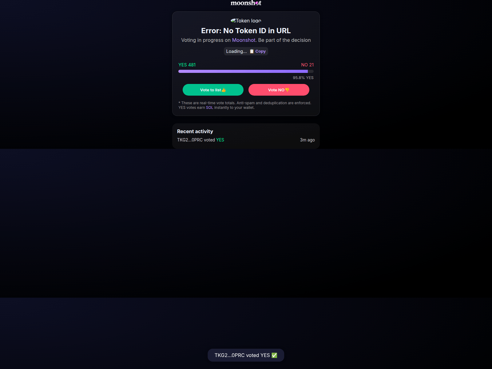 Screenshot of voting-moonshot.xyz