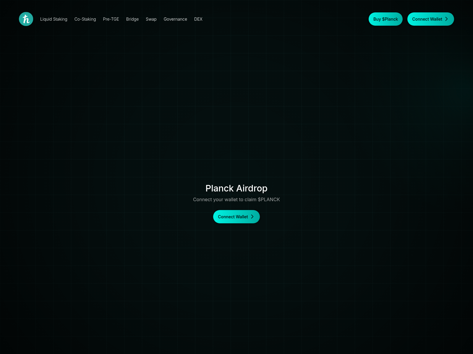 Screenshot of plancknetwork.world