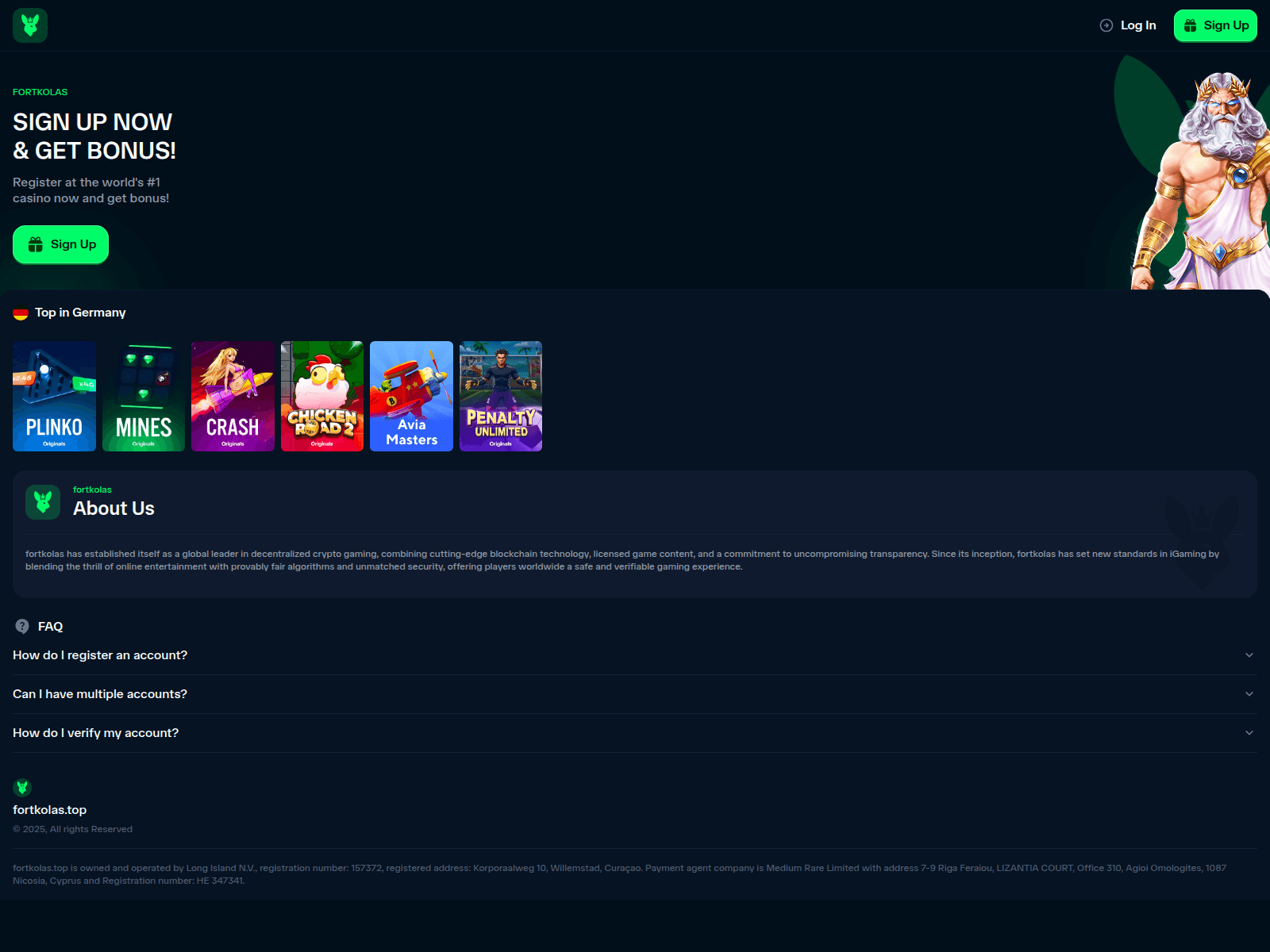Screenshot of fortkolas.top