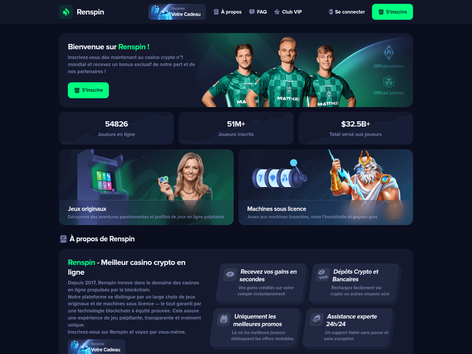 Screenshot of renspin.com