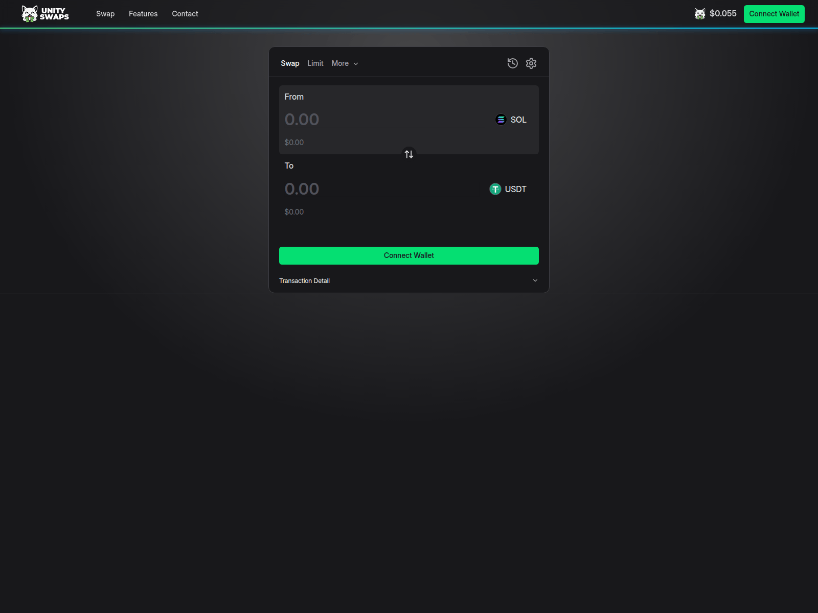 Screenshot of unityswaps.com