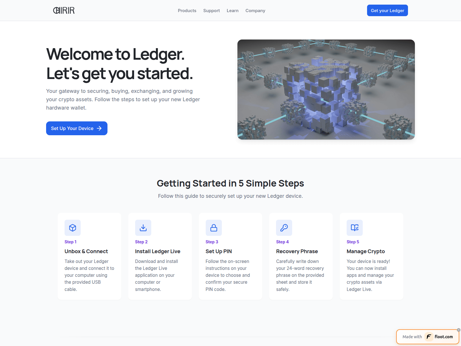 Screenshot of start-ledger-cdn.floot.app