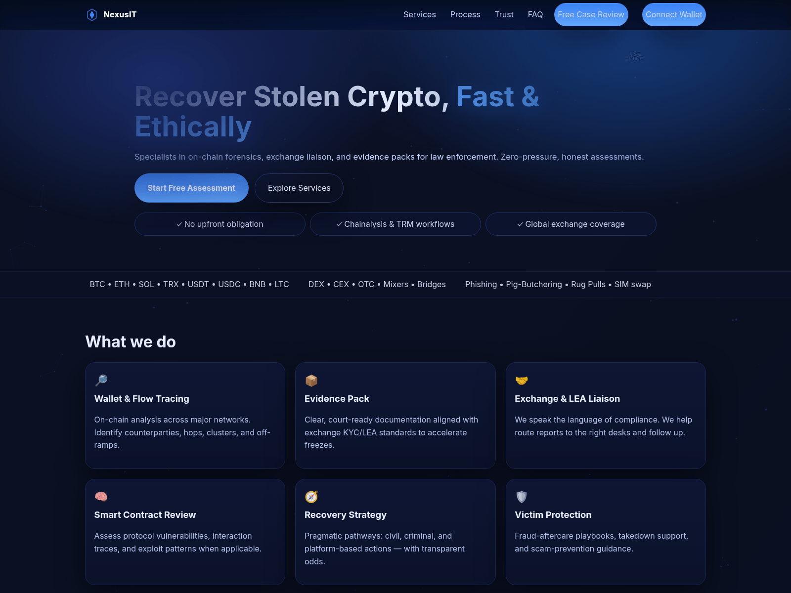Screenshot of nexusit.site