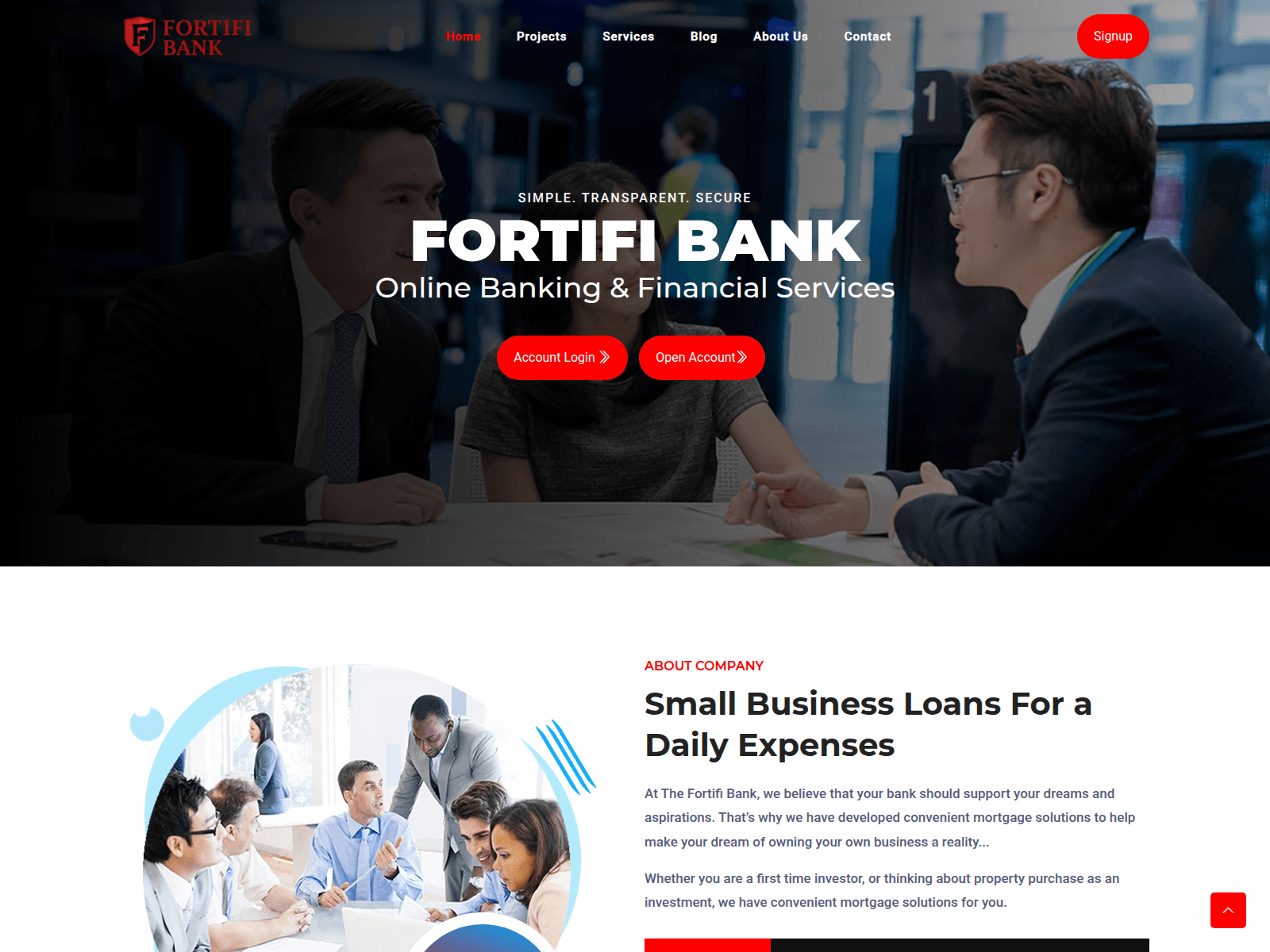 Screenshot of fortifib.com
