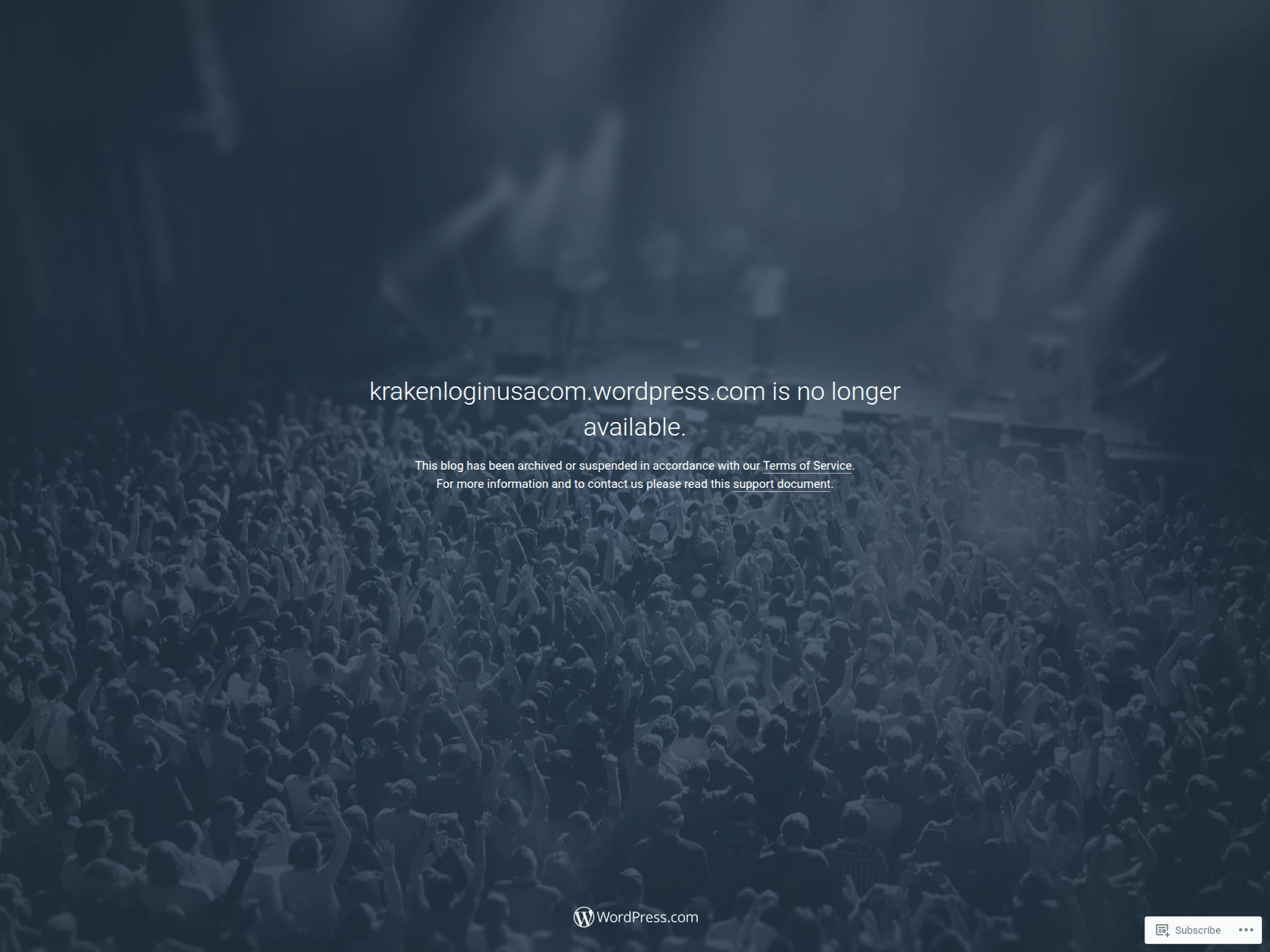 Screenshot of krakenloginusacom.wordpress.com