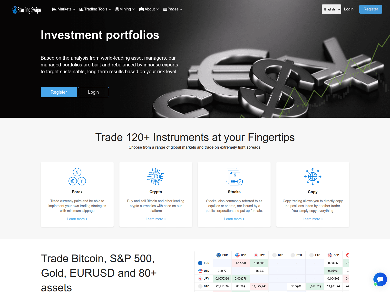 Screenshot of sterlingswipe.com