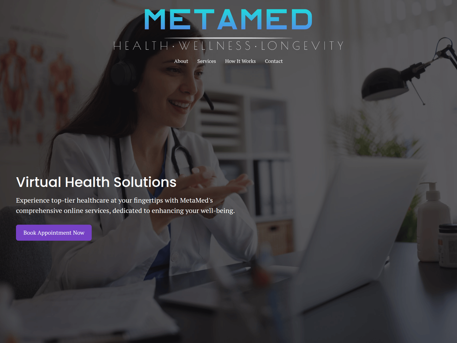 Screenshot of metamedconnect.com