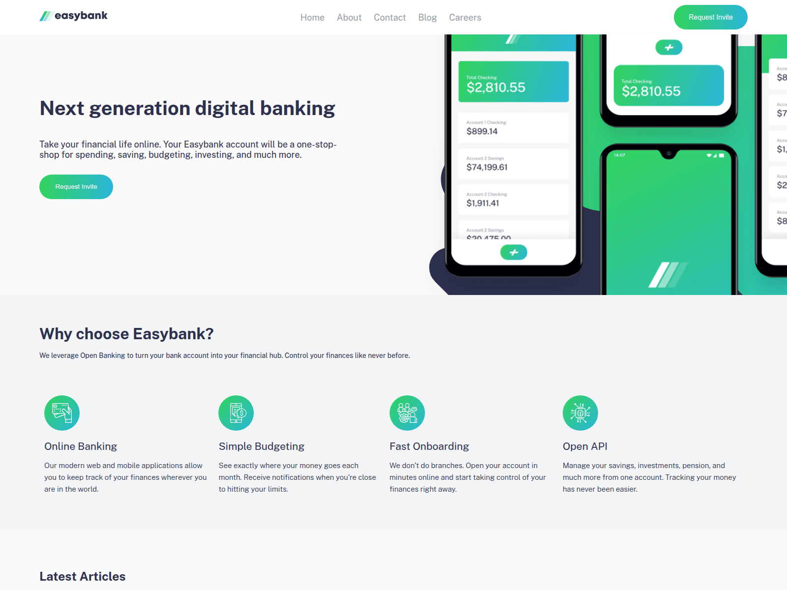 Screenshot of easybanktheface.vercel.app