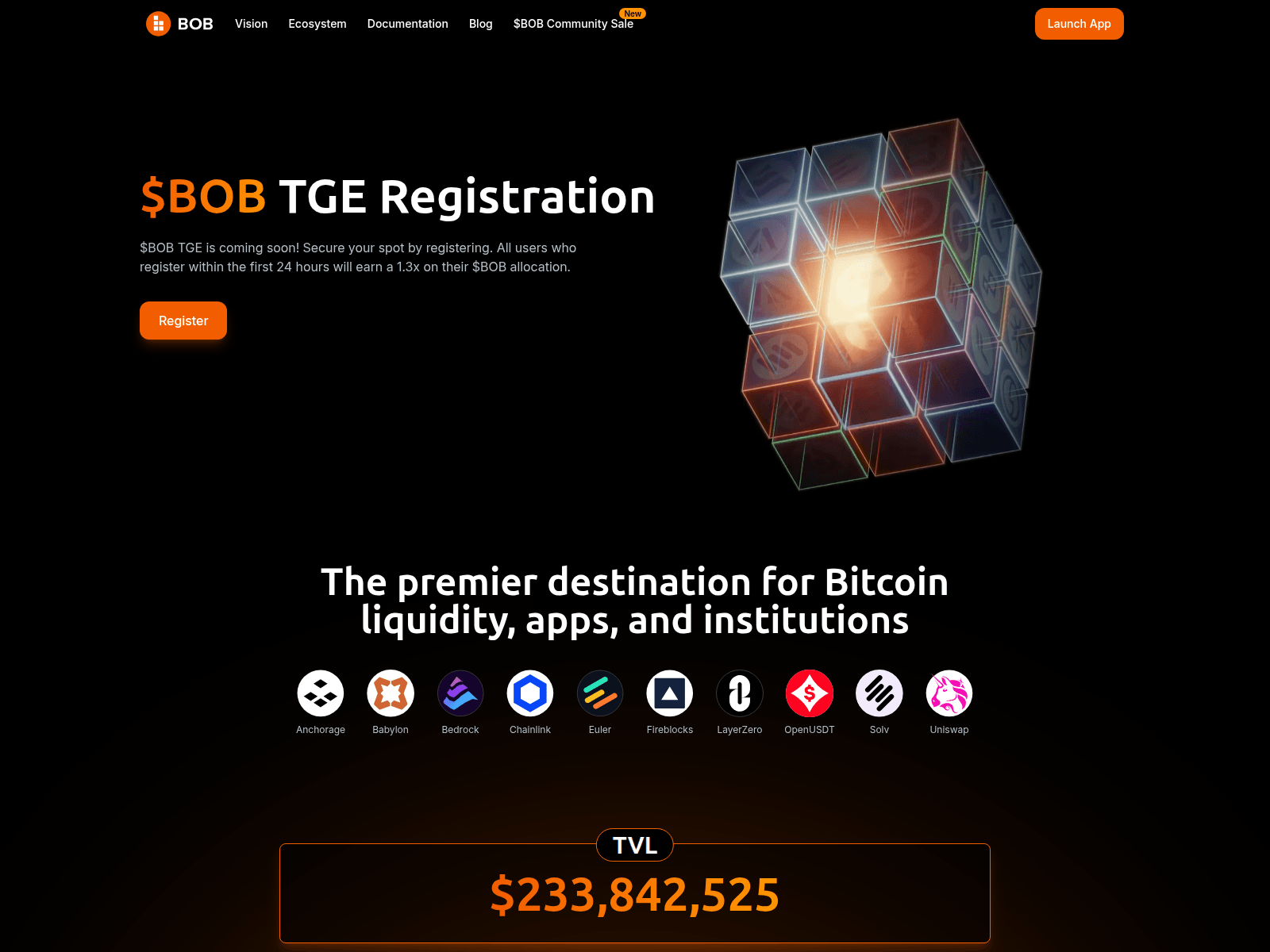 Screenshot of buildonbob-registrations.pages.dev