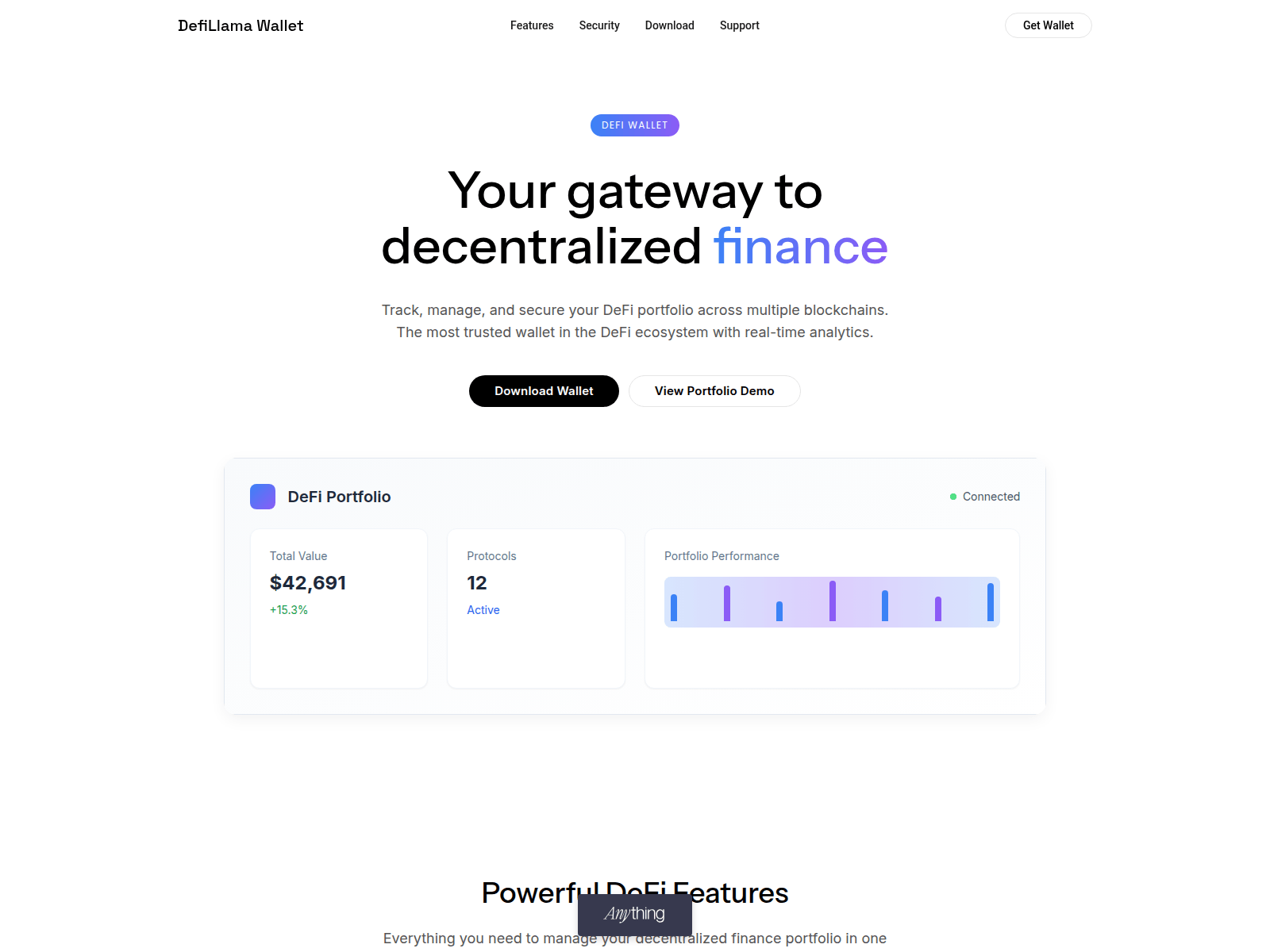Screenshot of defillama.created.app