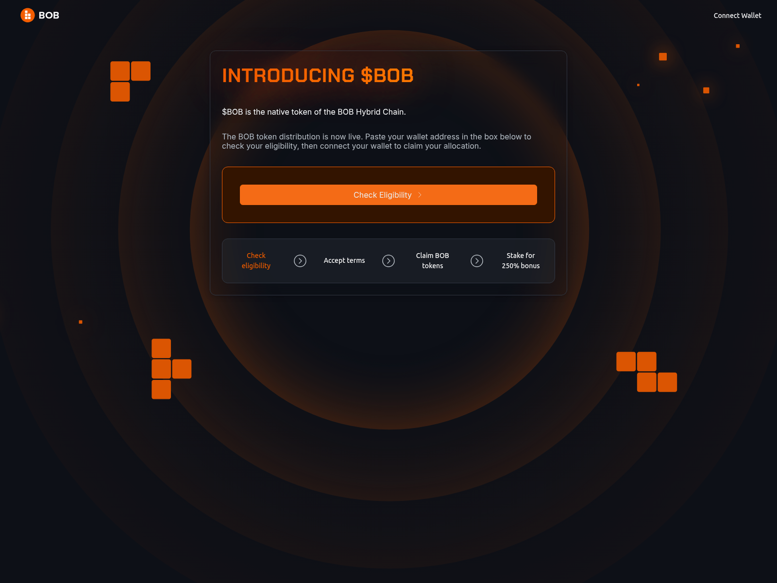 Screenshot of claim.qobob.xyz