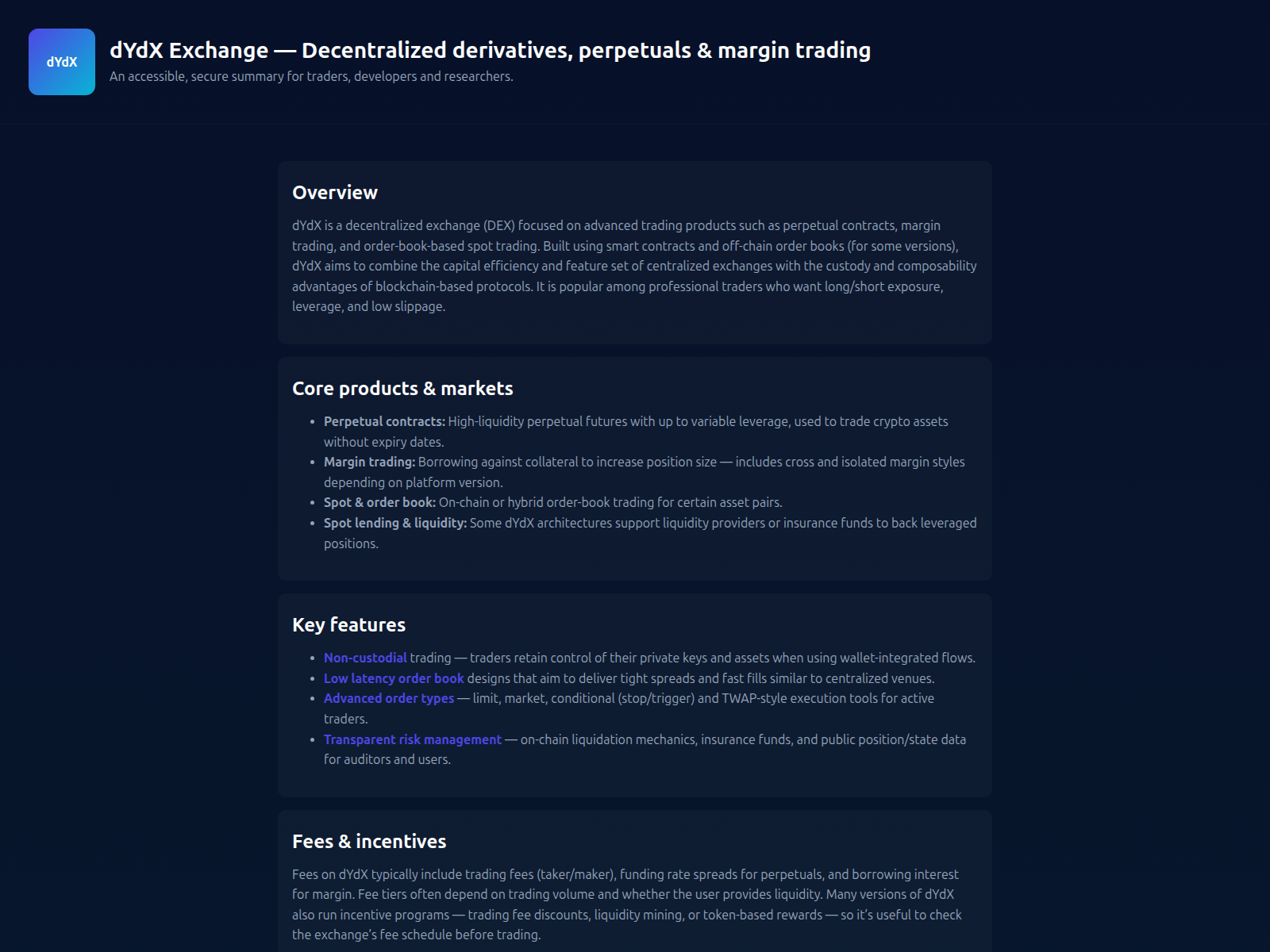 Screenshot of dydx-exchaangee-en-us.pages.dev