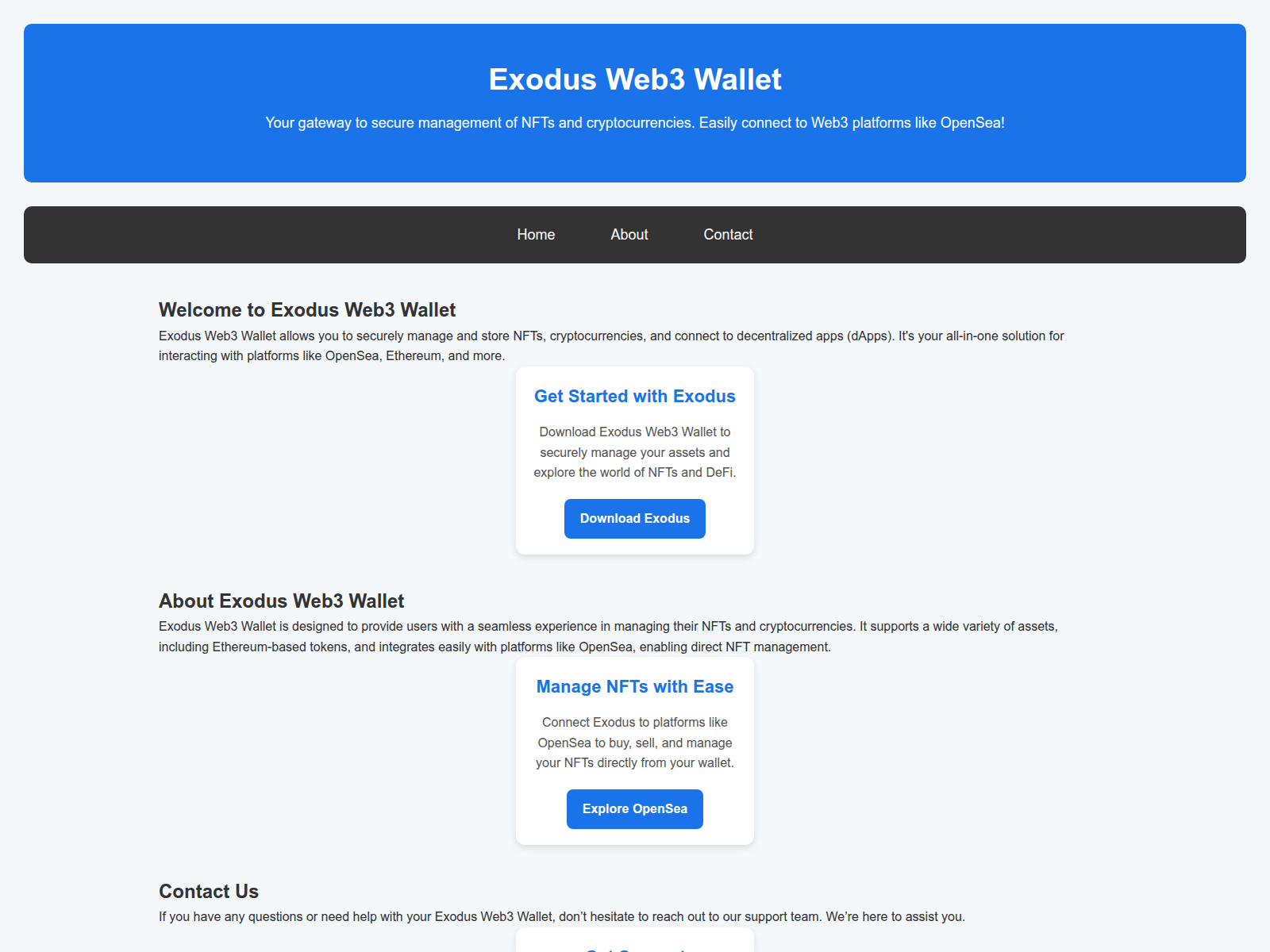 Screenshot of liveexoodus.pages.dev