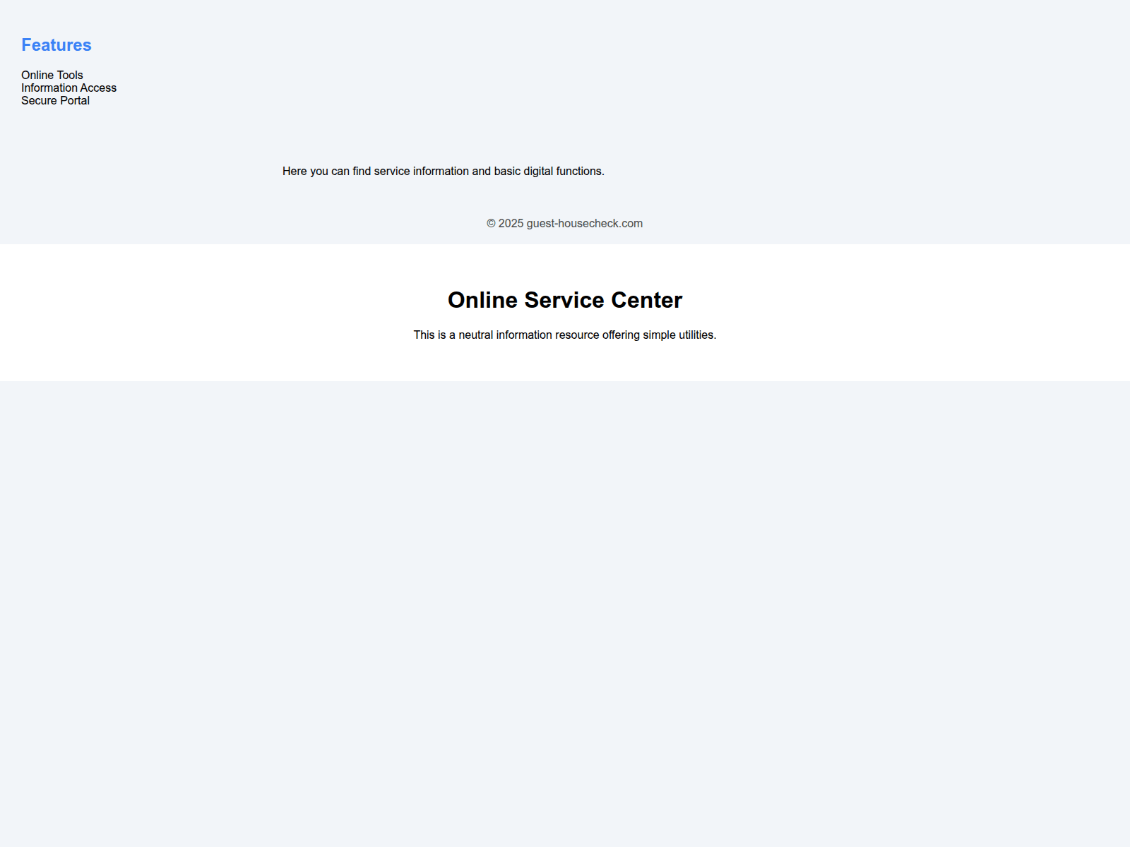 Screenshot of guest-housecheck.com