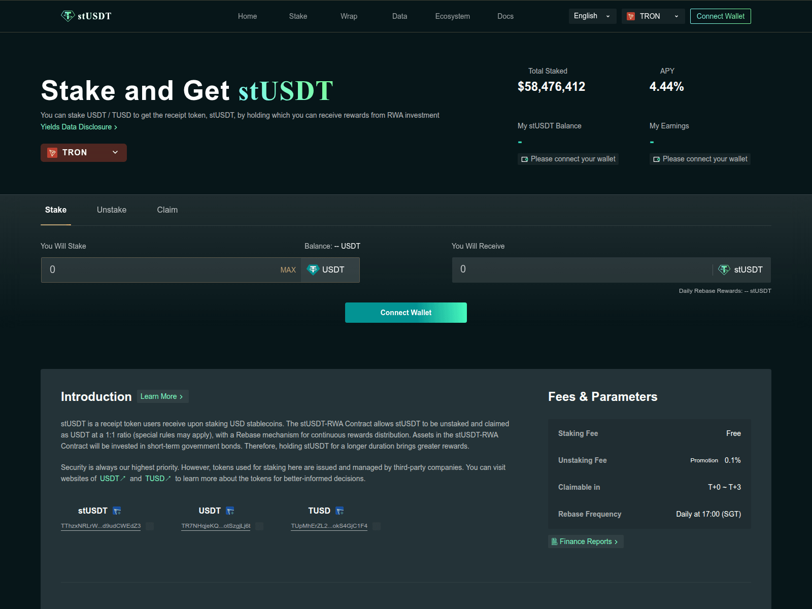 Screenshot of stusdt.xyz