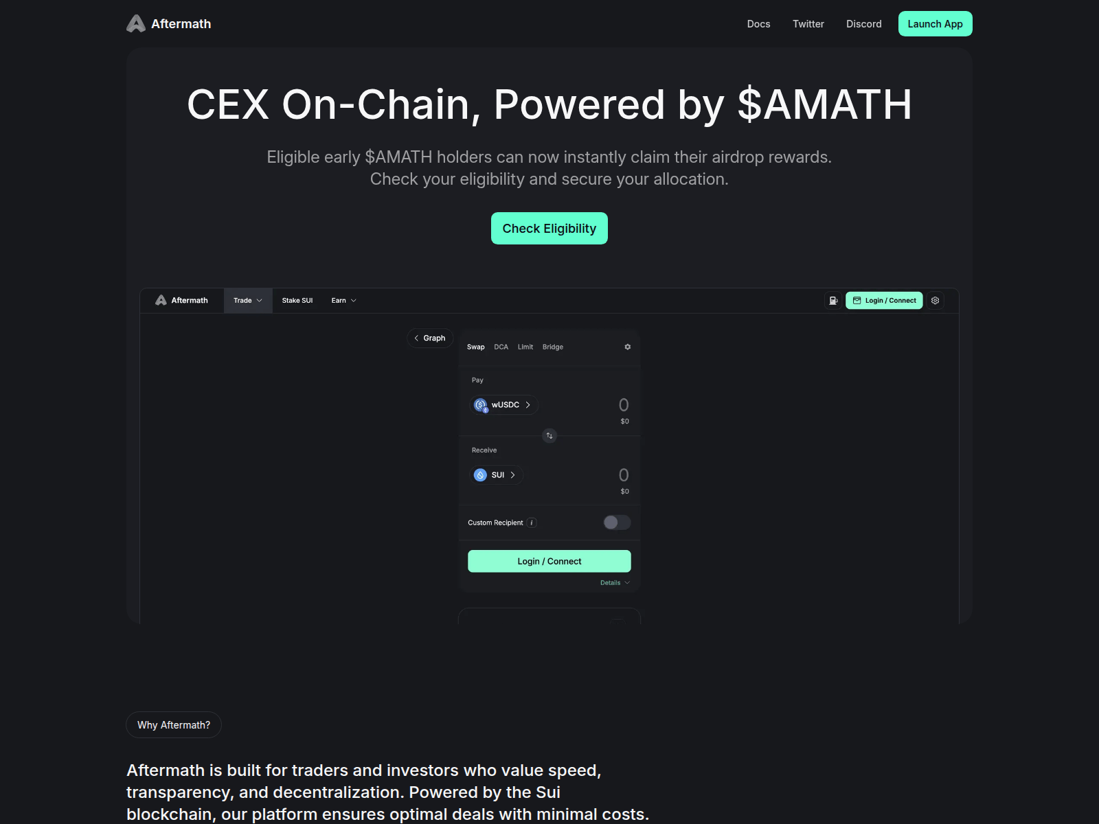 Screenshot of claim-aftermath.com