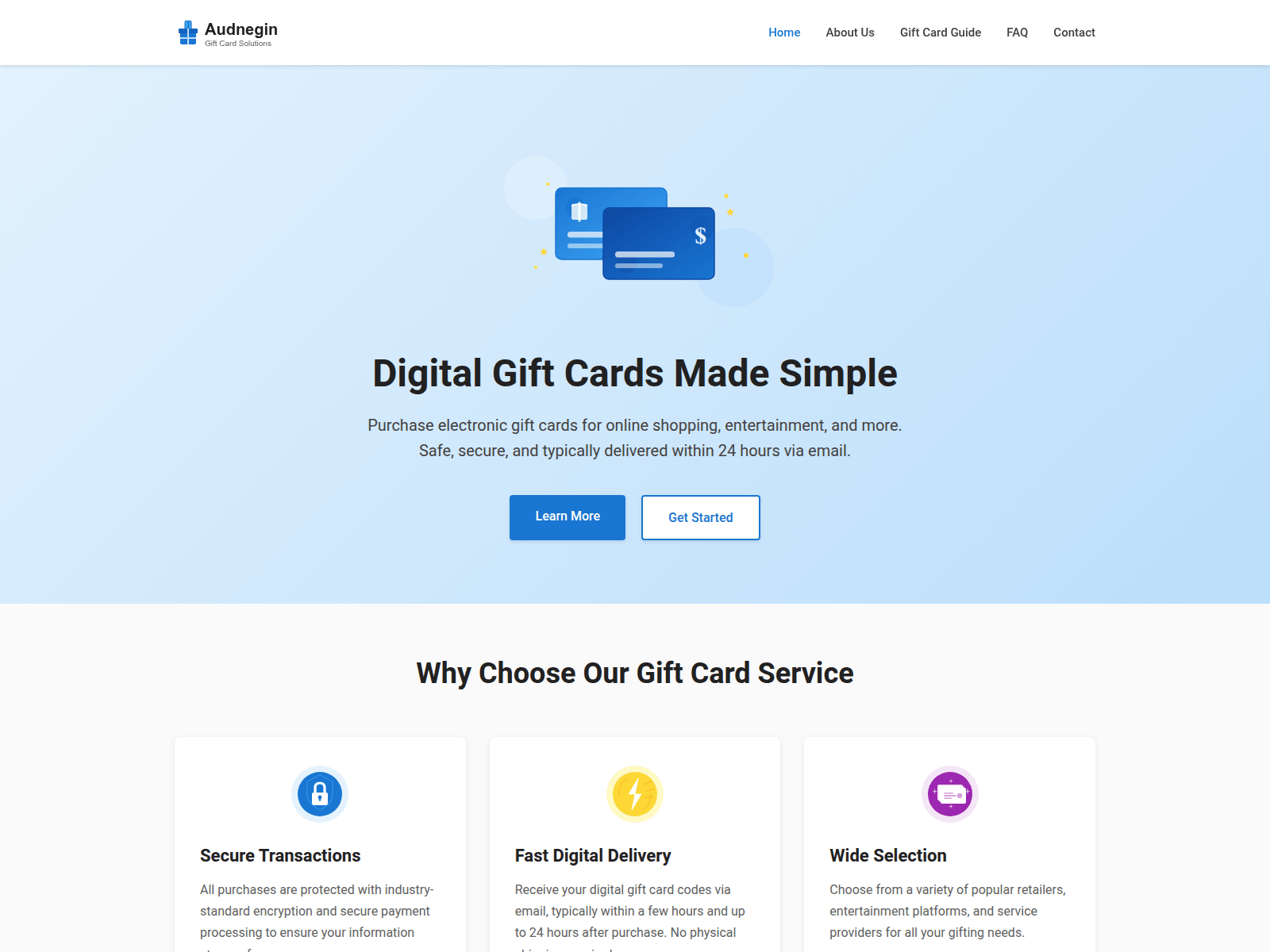 Screenshot of audsaba.org