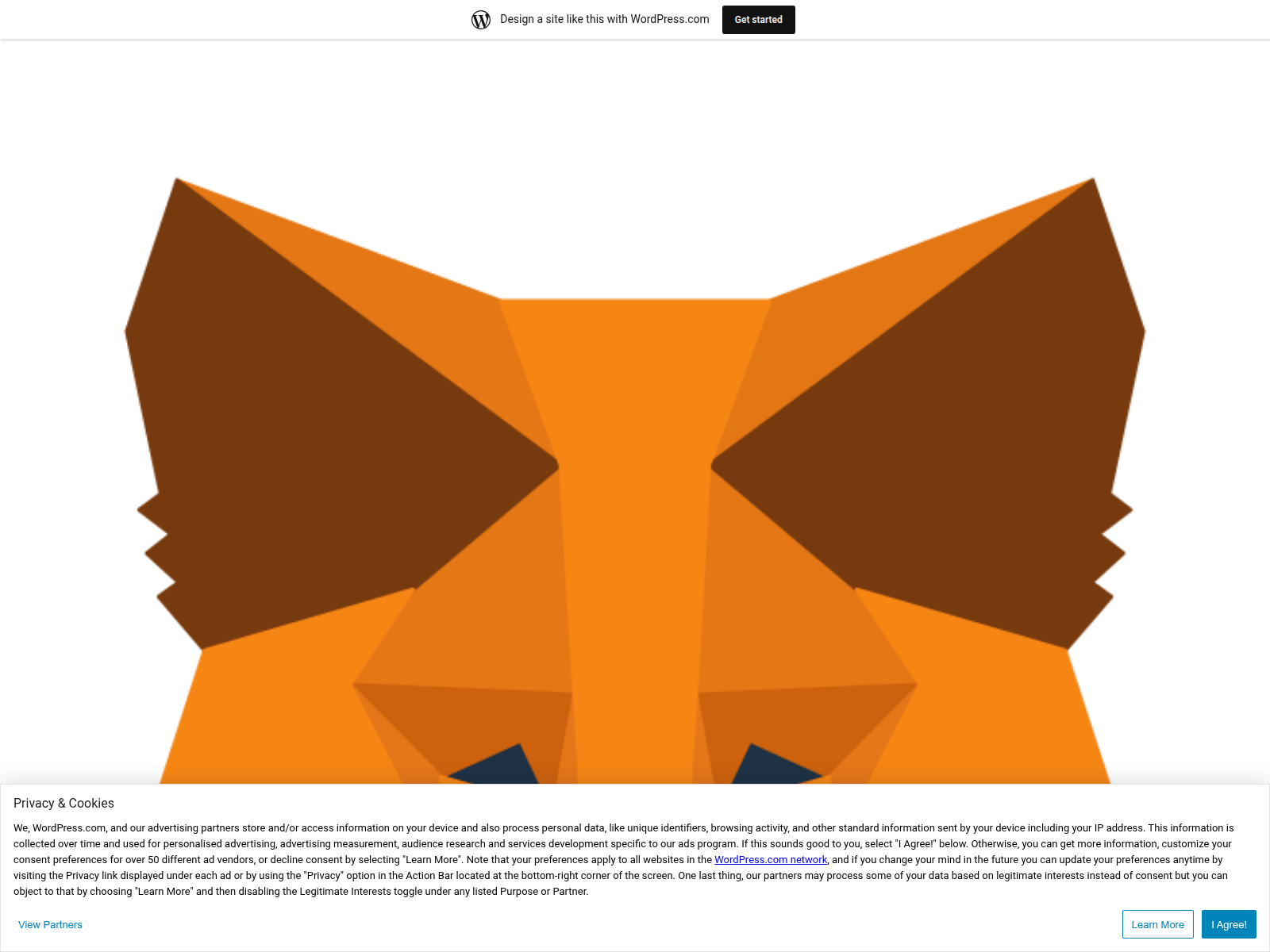 Screenshot of metamaskmanojlogin.wordpress.com