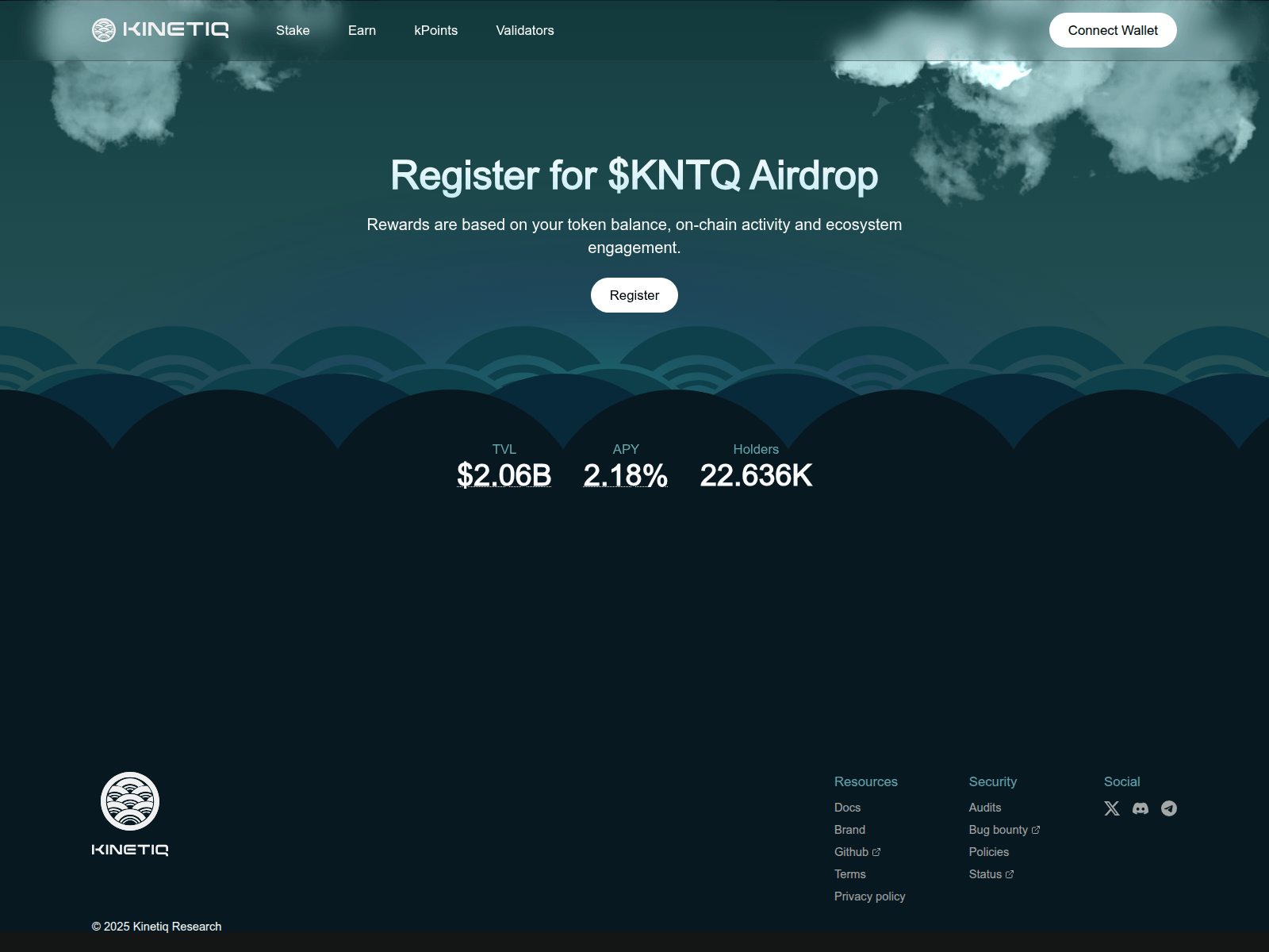 Screenshot of kinetiq-foundations.org