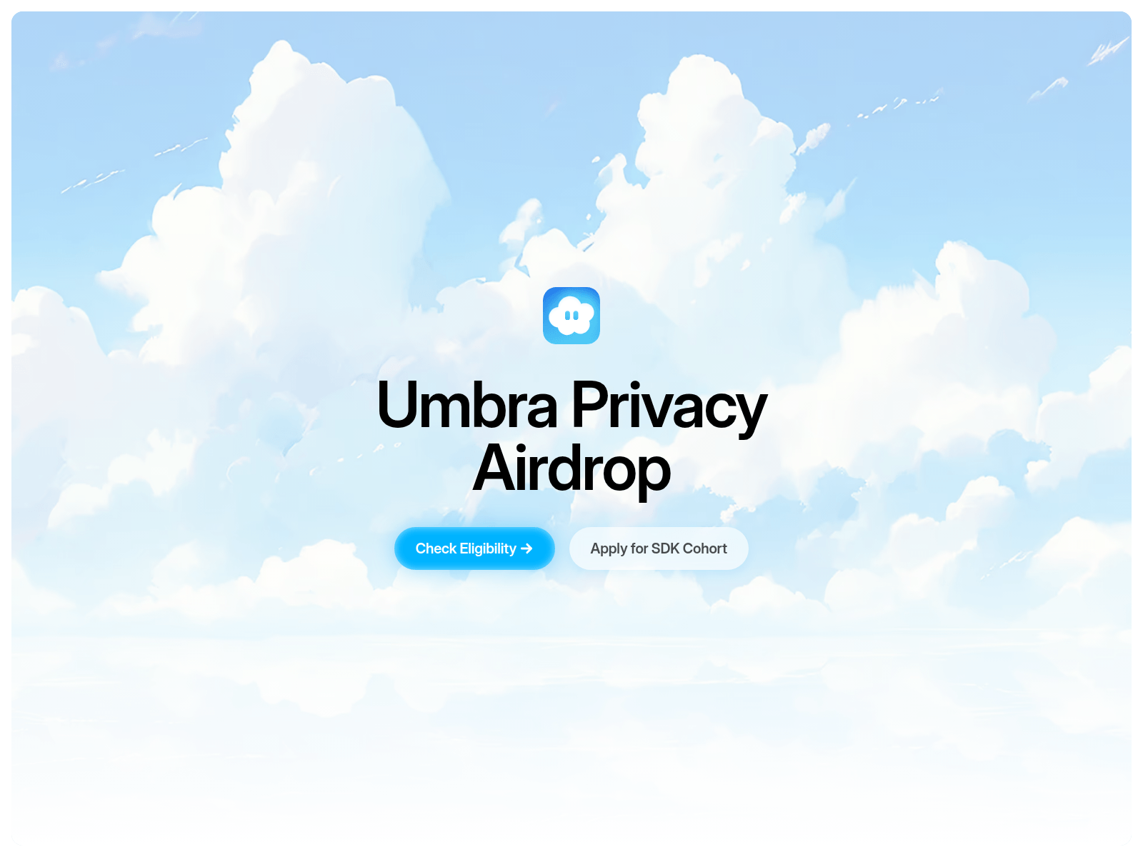 Screenshot of umbra.events