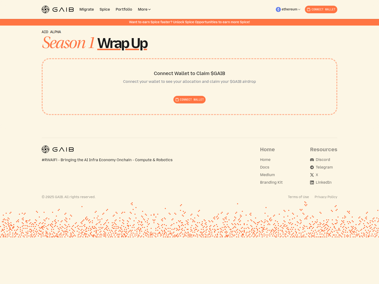 Screenshot of airdrop-gaib.live