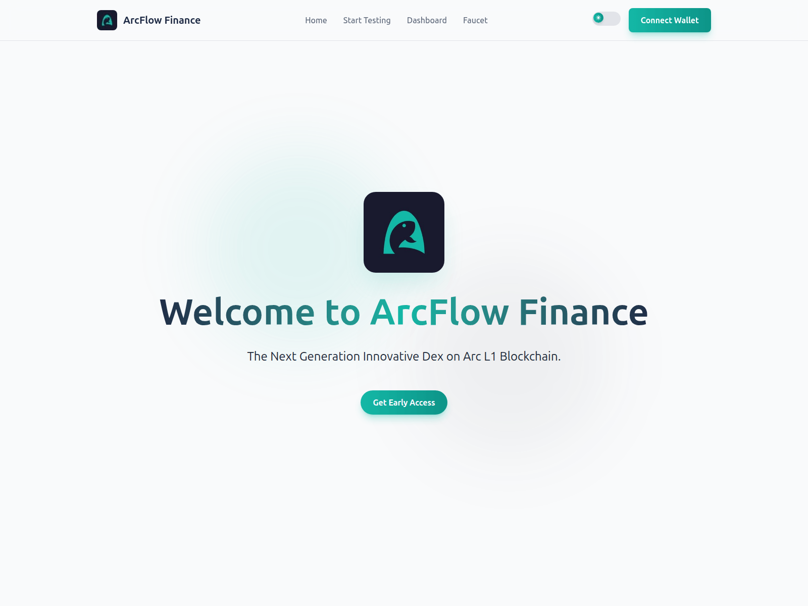 Screenshot of arcflow.projecteligibility.xyz