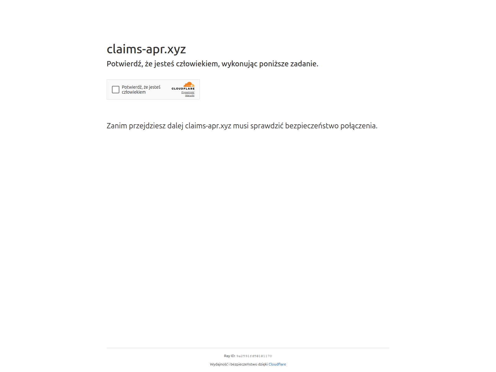 Screenshot of claims-apr.xyz