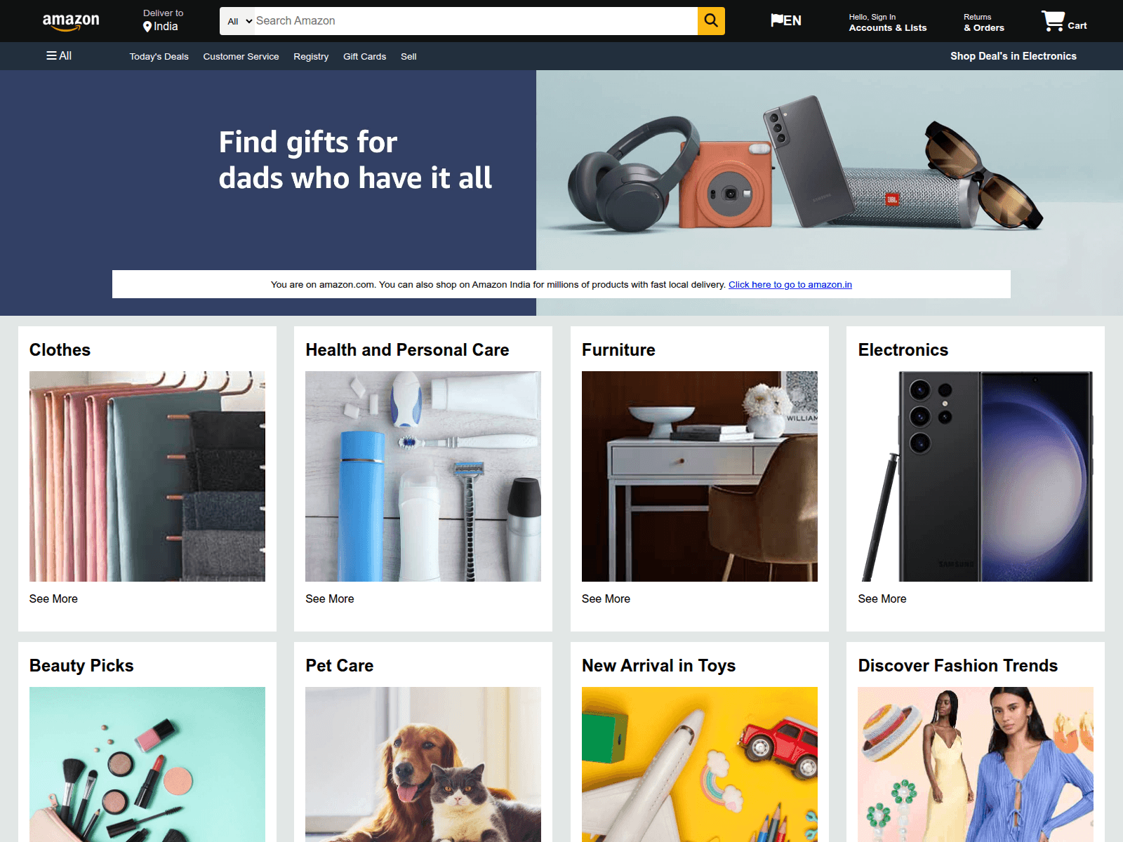 Screenshot of amazon-clone-zeta-bice.vercel.app