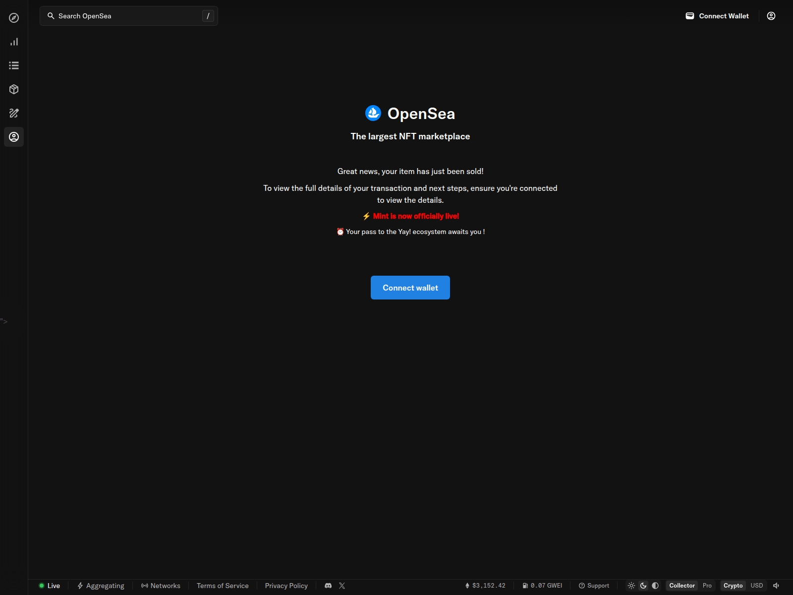 Screenshot of opensea-login.app